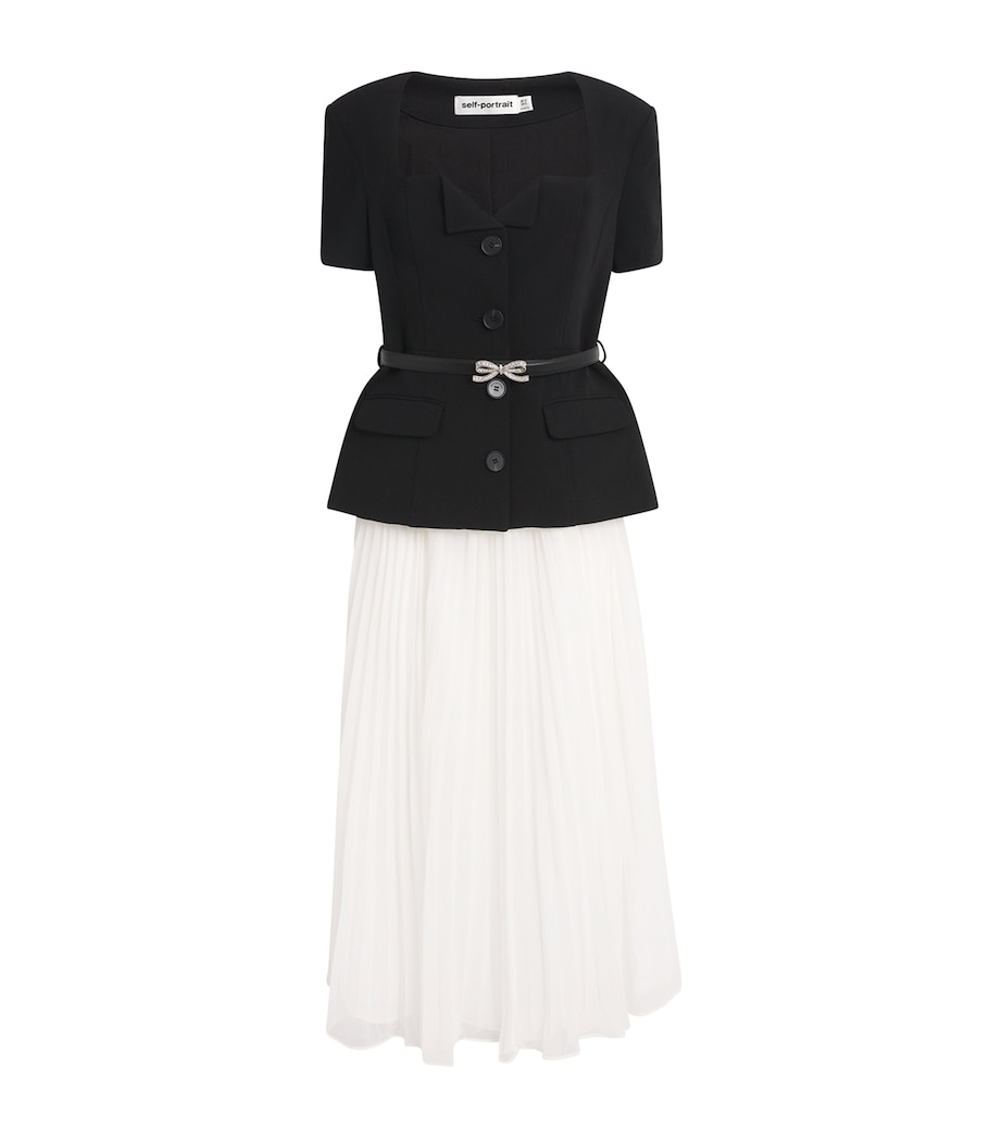 Chiffon Skirt Maxi Dress BLACK Image 1