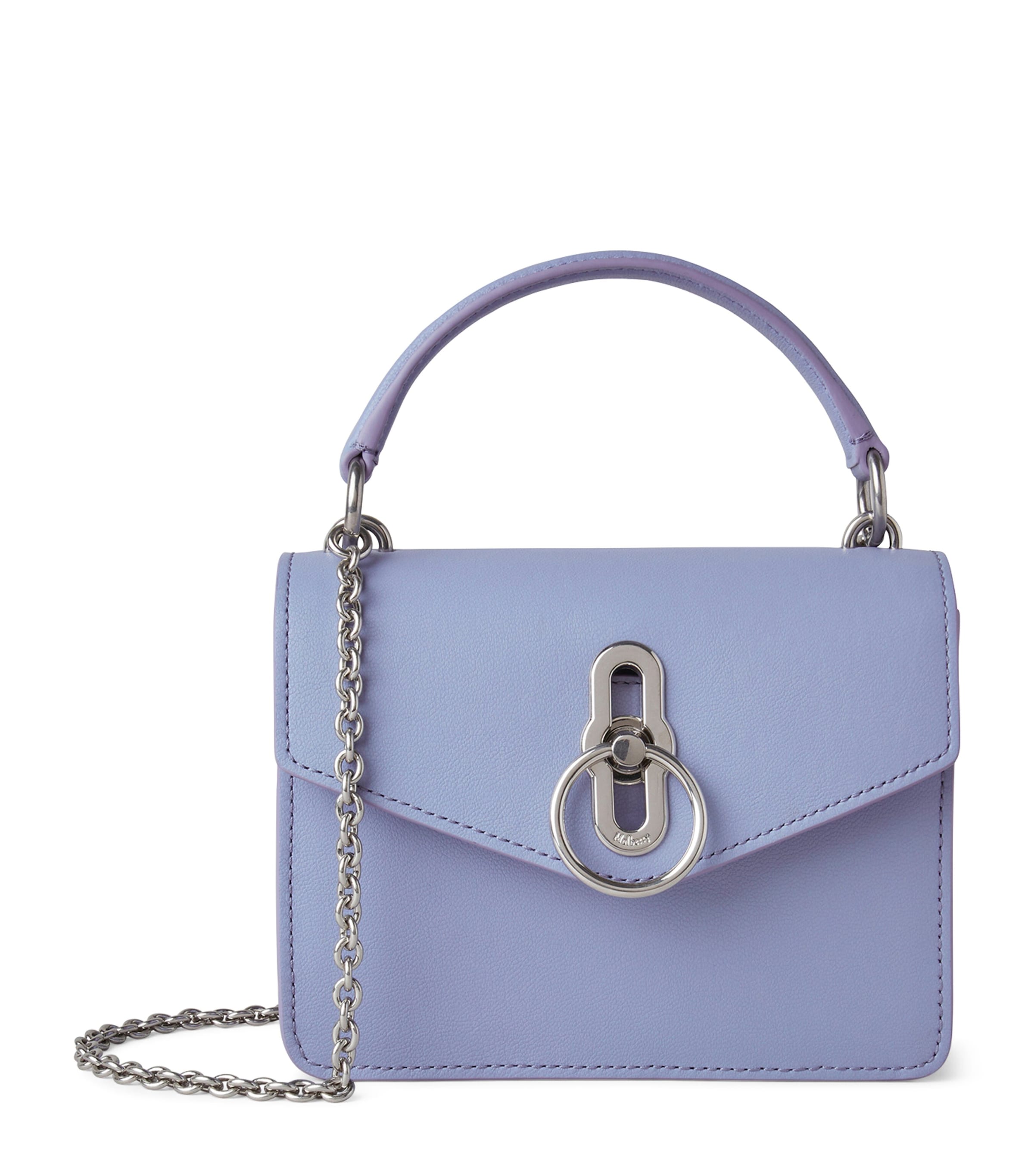 Mulberry Small Leather Amberley Cross-body Bag In Purple