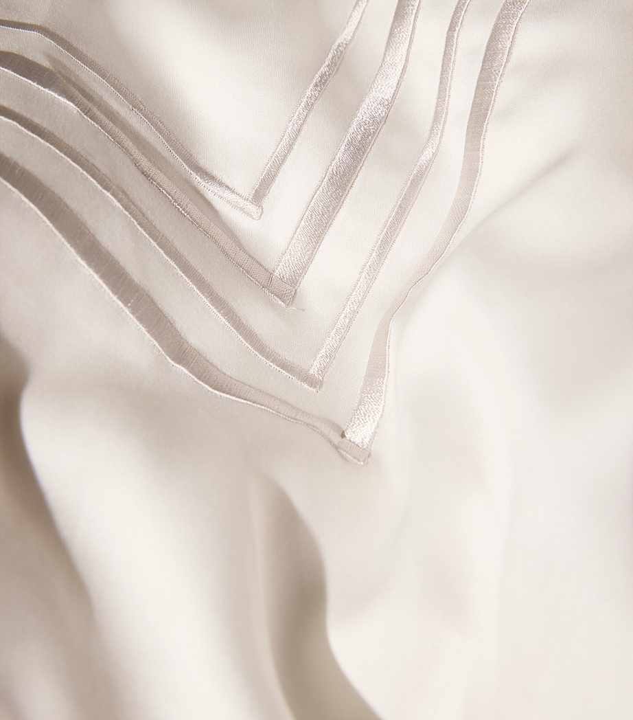 Mayfair King Duvet Cover and Pillowcase Set (230cm x 220cm) CREAM/SAND Image 5