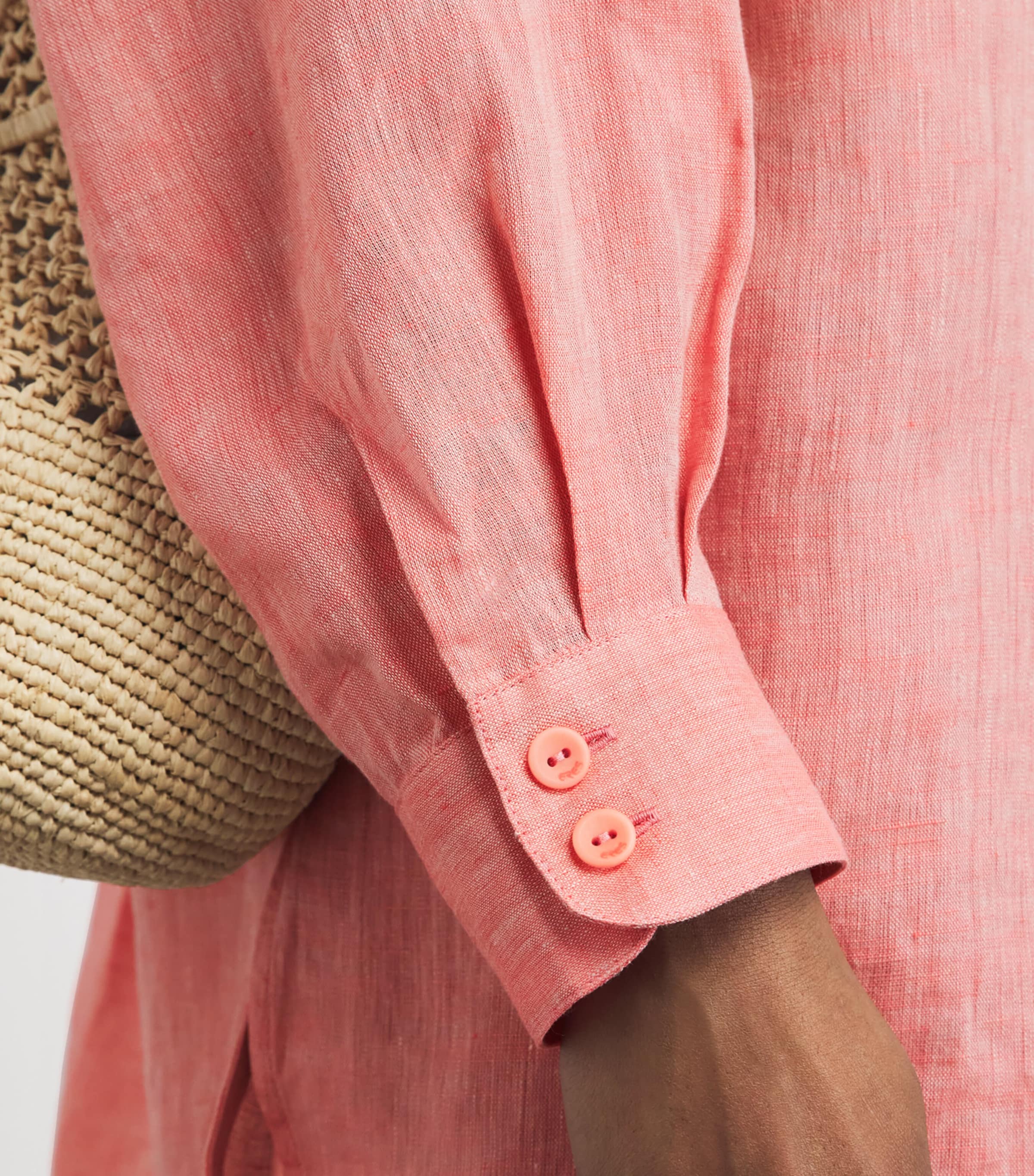 Eres Womens Linen Exact Shirt Gourmand Image 3