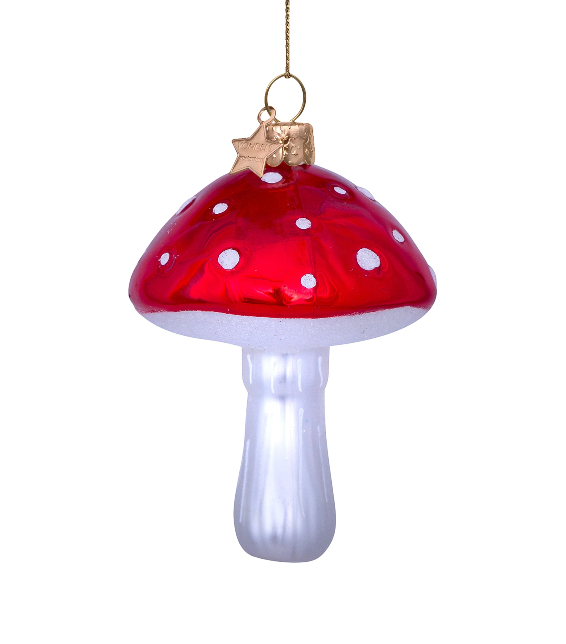 Harrods Mushroom Tree Decoration Red Image 3