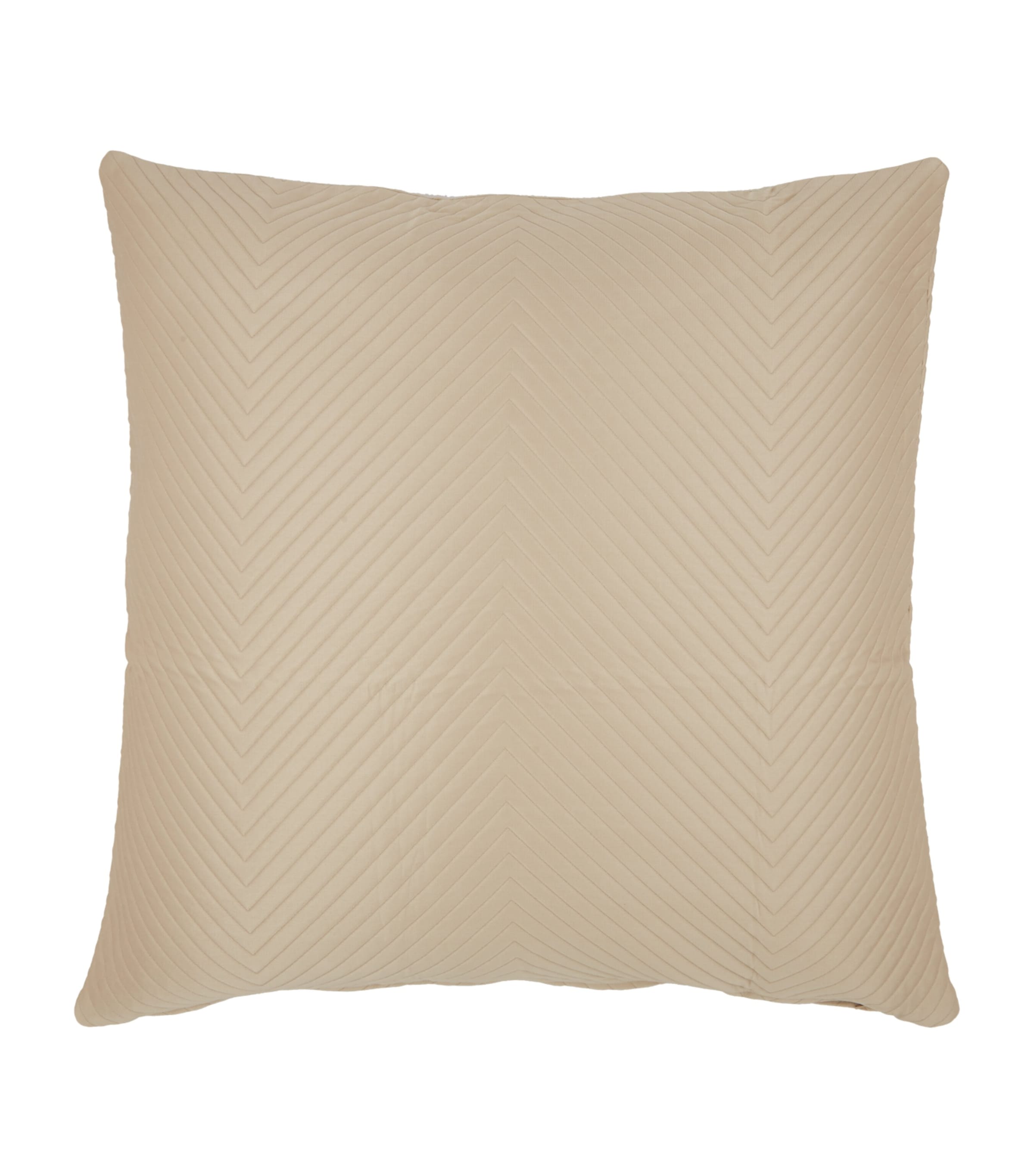 Shop Frette Herringbone Cushion Cover In Beige