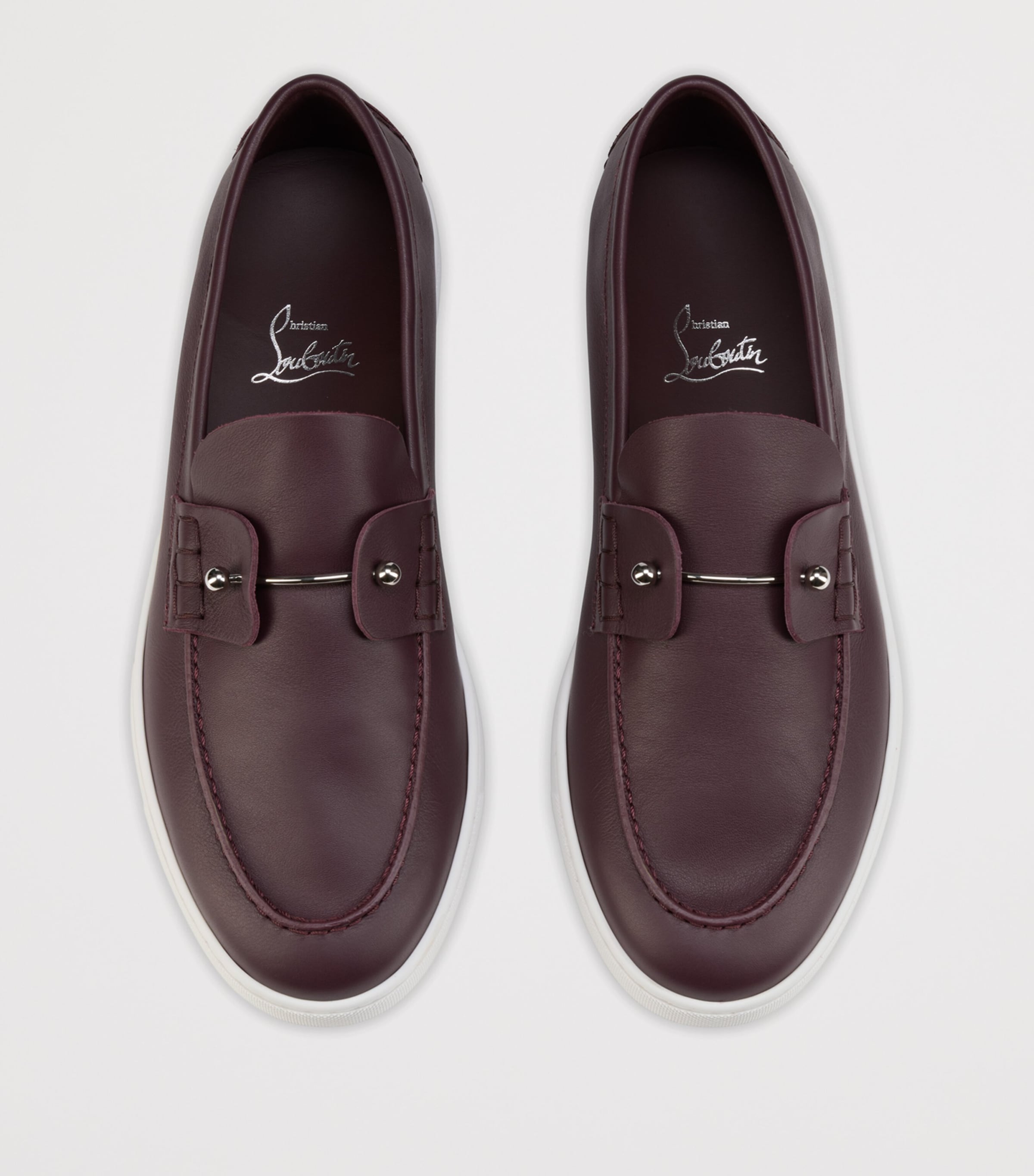 Christian Louboutin Chambeliboat Leather Boat Shoes Image 4