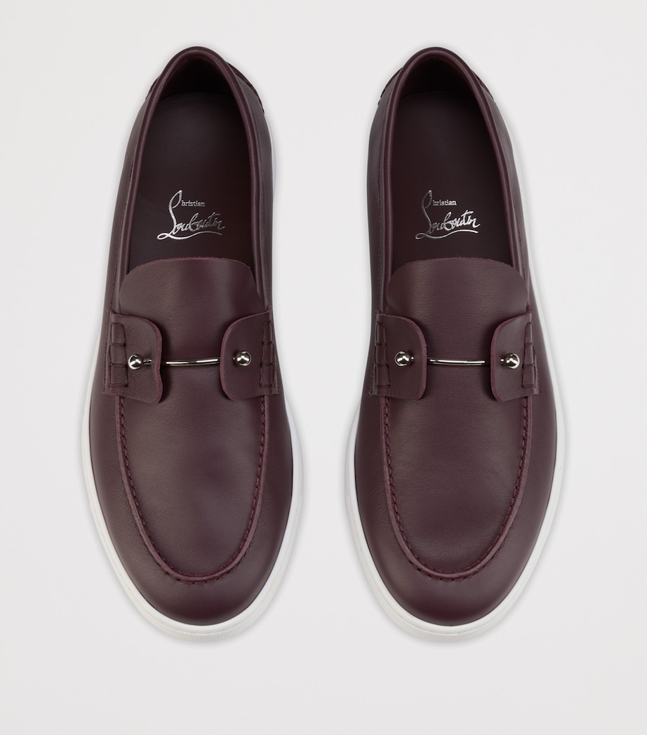Christian Louboutin Chambeliboat Leather Boat Shoes Image 4