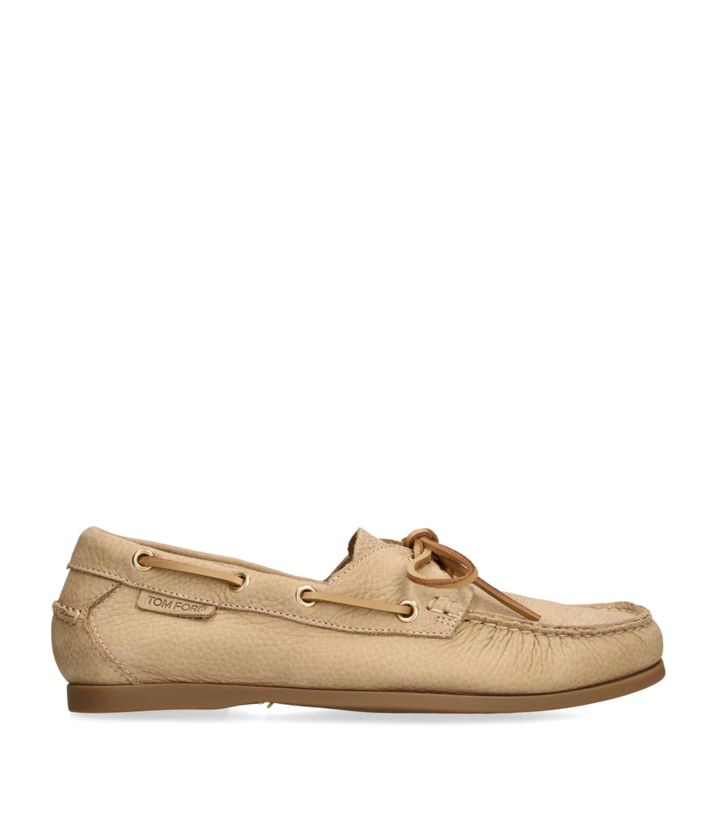 TOM FORD SUEDE ROBIN BOAT SHOES