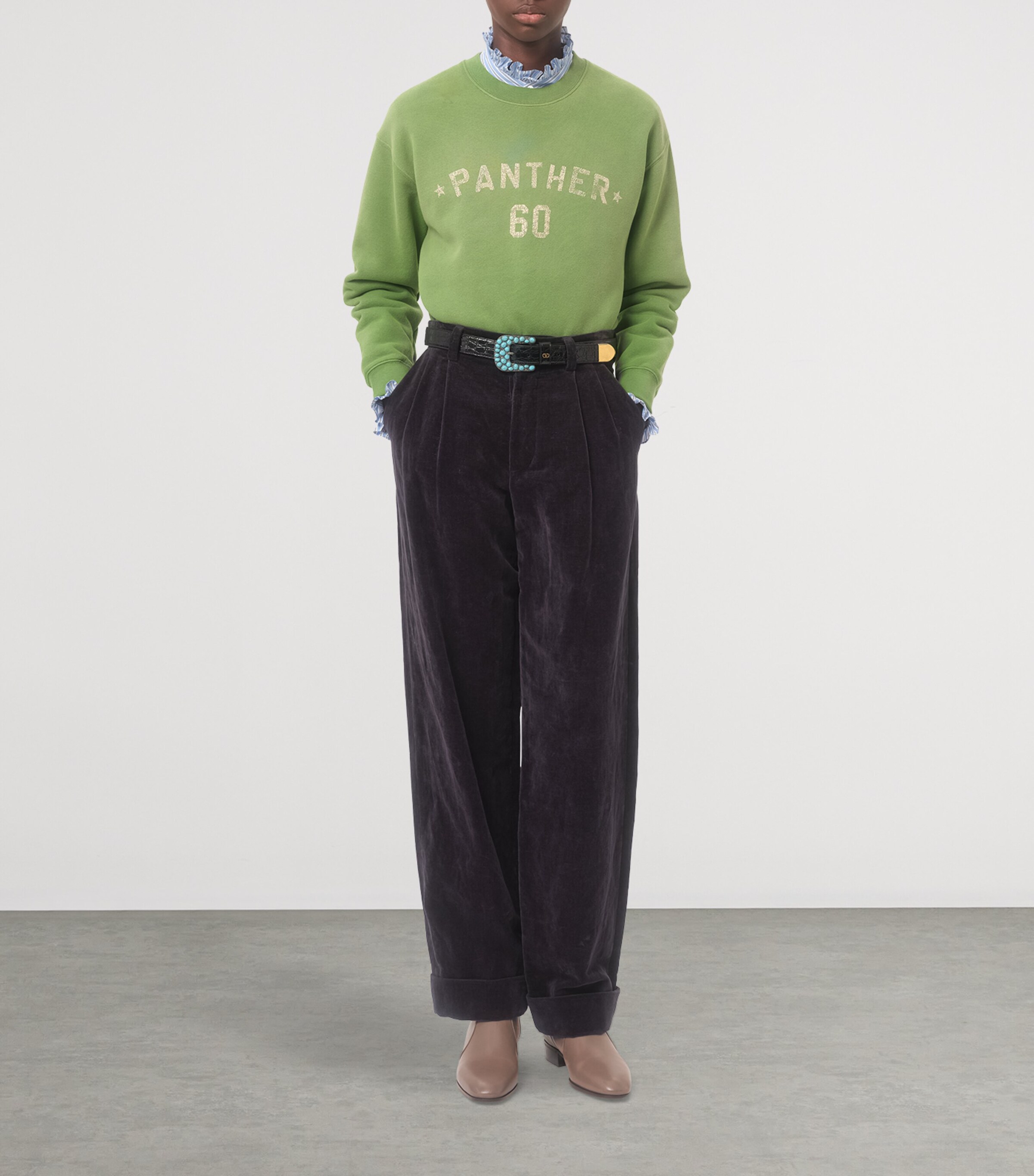 Valentino Garavani Mens Cotton-Jersey Printed Sweatshirt Image 6