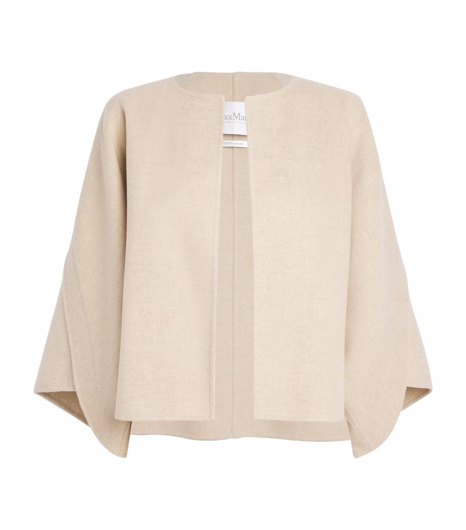 Wool-Cashmere Capelet SAND Image 1