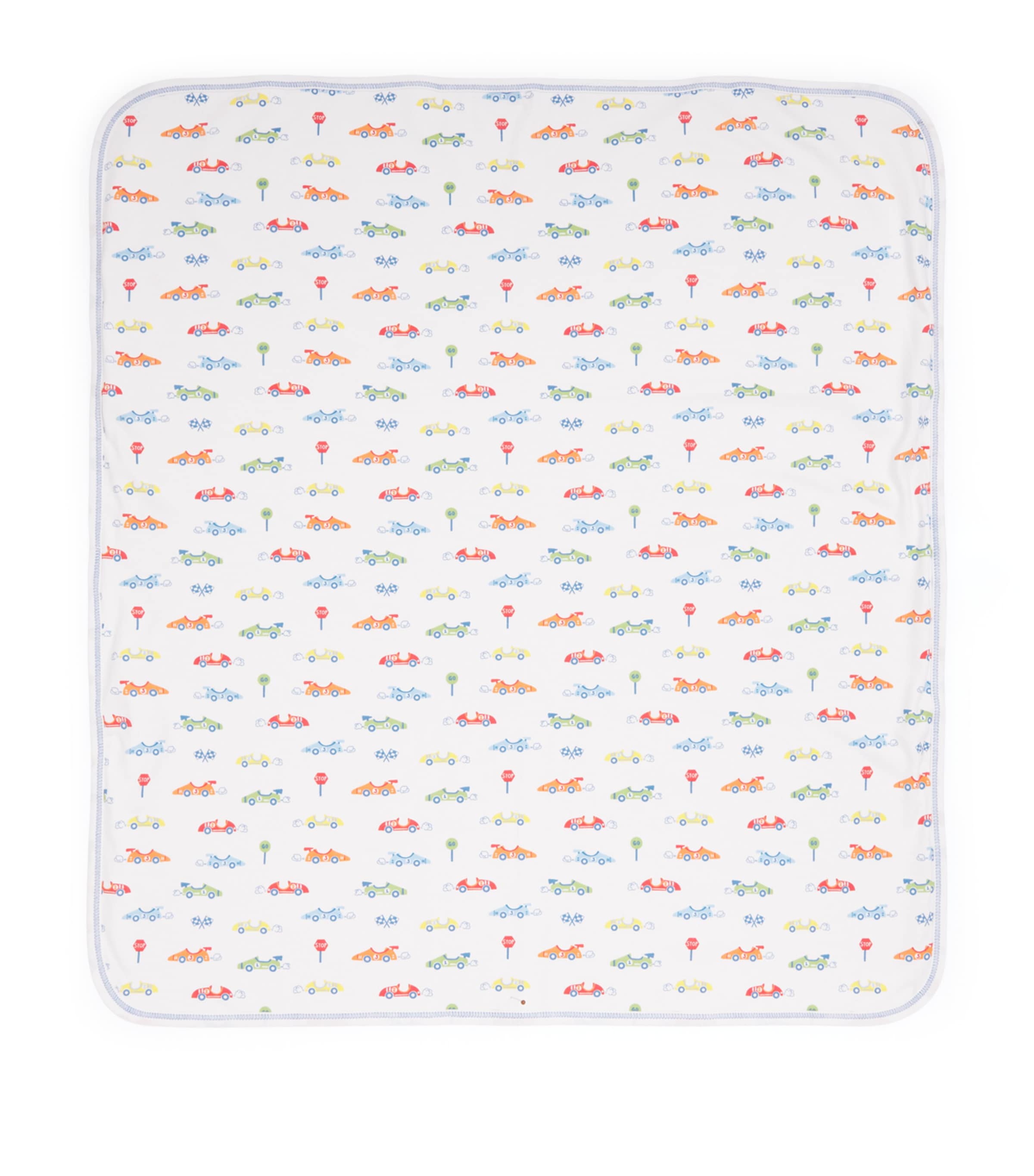 Kissy Kissy Pima Cotton Sizzling Speedway Blanket (73cm x 66cm) Image 1