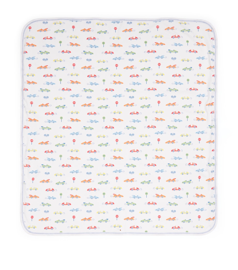 Kissy Kissy Pima Cotton Sizzling Speedway Blanket (73cm x 66cm) Image 1