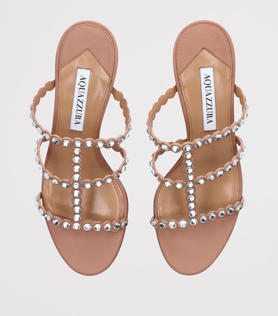 Leather Embellished Tequila Sandals 50 PALE PINK Image 5