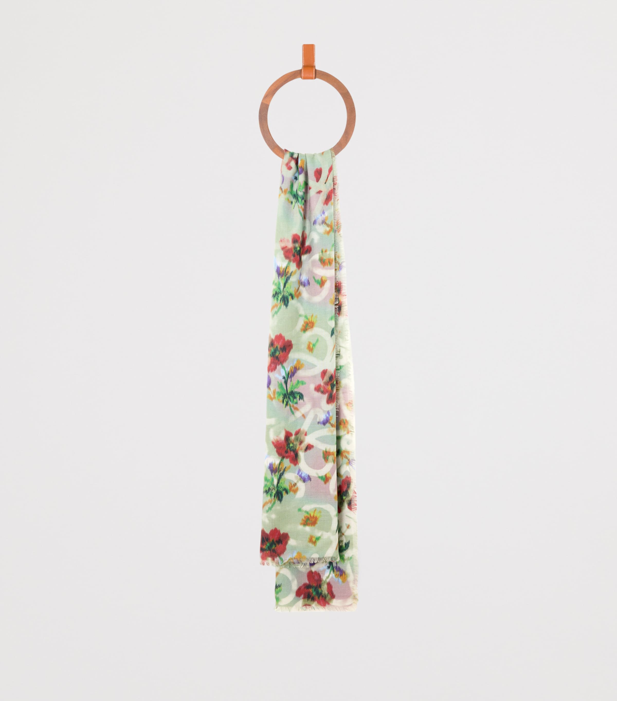 Cashmere-Silk Scarf SAGE MULTICOLOR Image 2