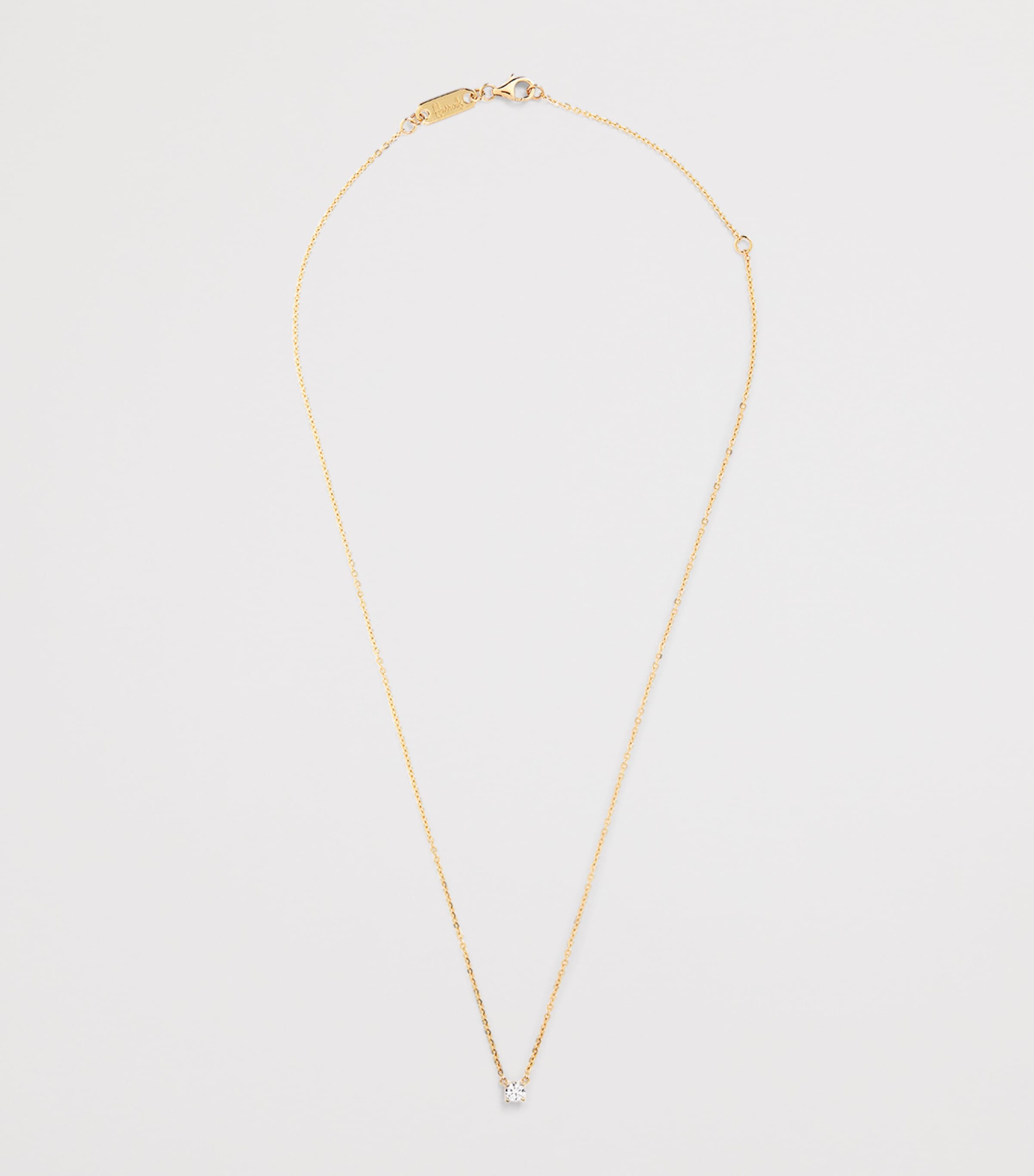 Yellow Gold and Diamond Pendant Necklace (0.25ct) YELLOW GOLD Image 3