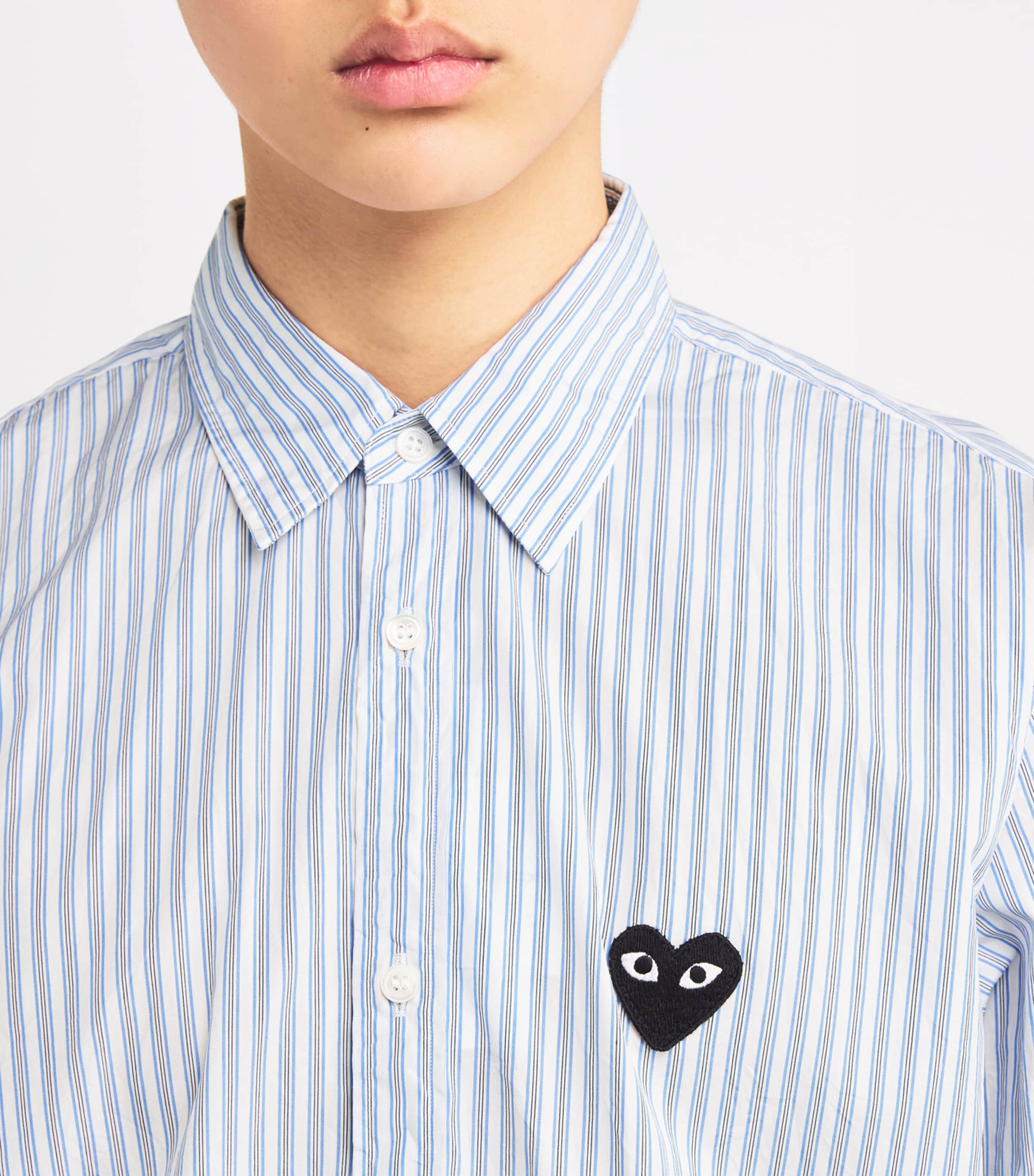 Striped Heart Shirt BLUE Image 6
