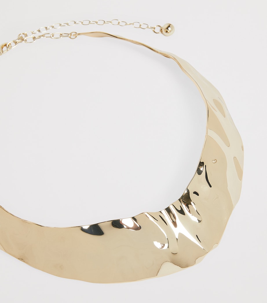 Hammered Choker GOLD Image 3