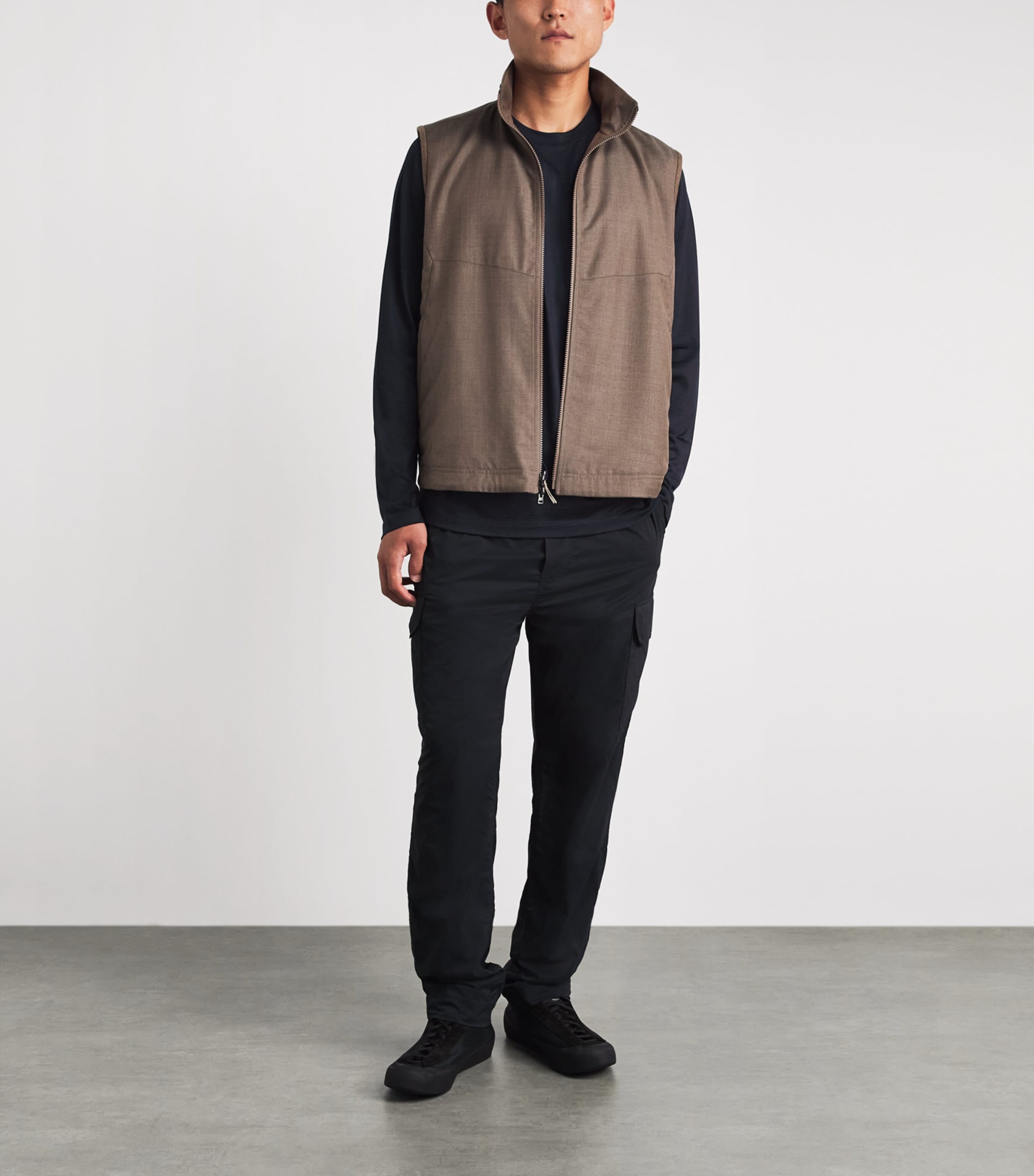 Sease Mens Merino Wool Base Layer Midnight Blue Image 2