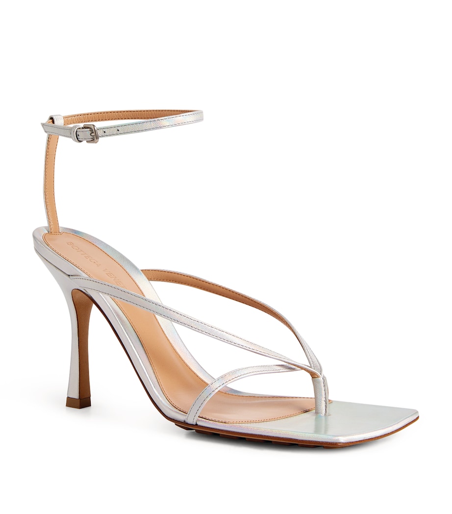 Metallic Stretch Sandals MOON DROP Image 5