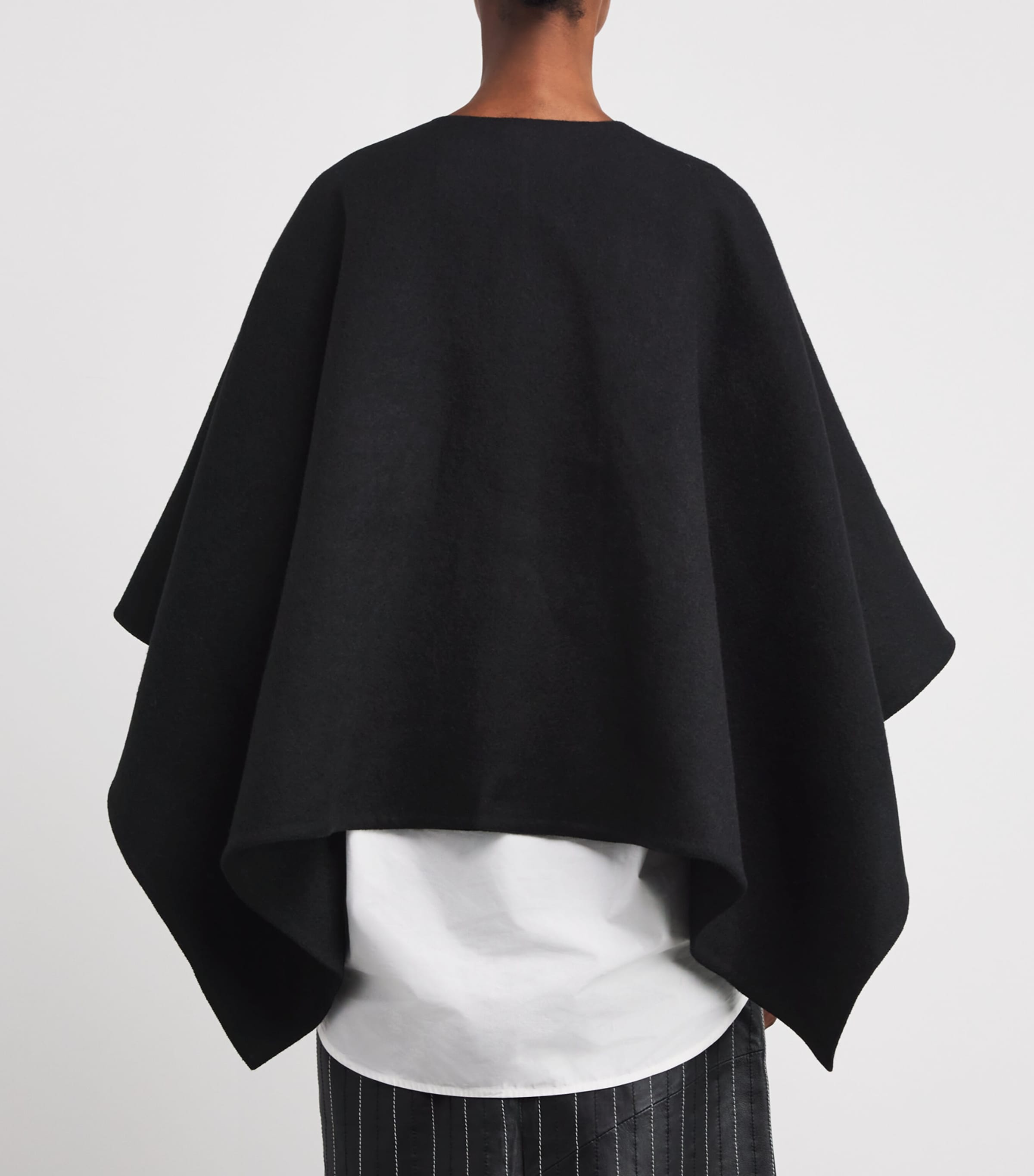 Cashmere Scarf BLACK Image 4