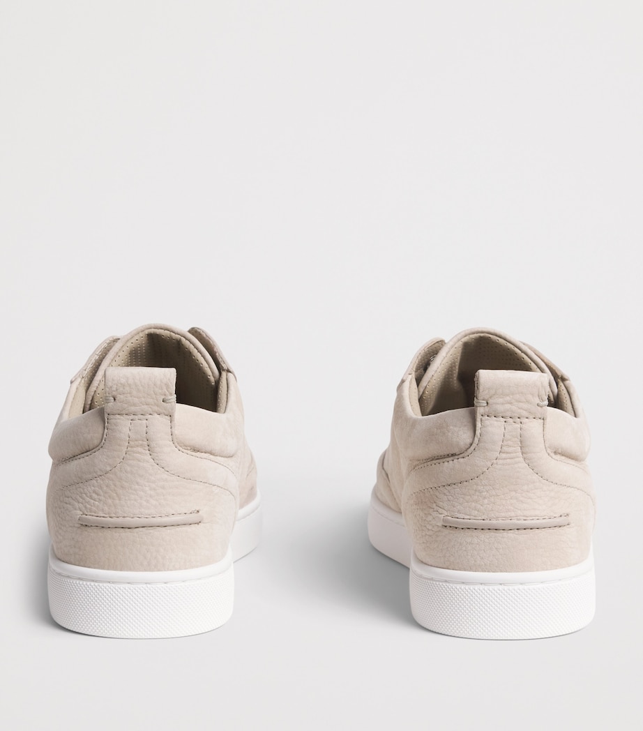 Christian Louboutin Retero Leather Low-Top Sneakers Image 4