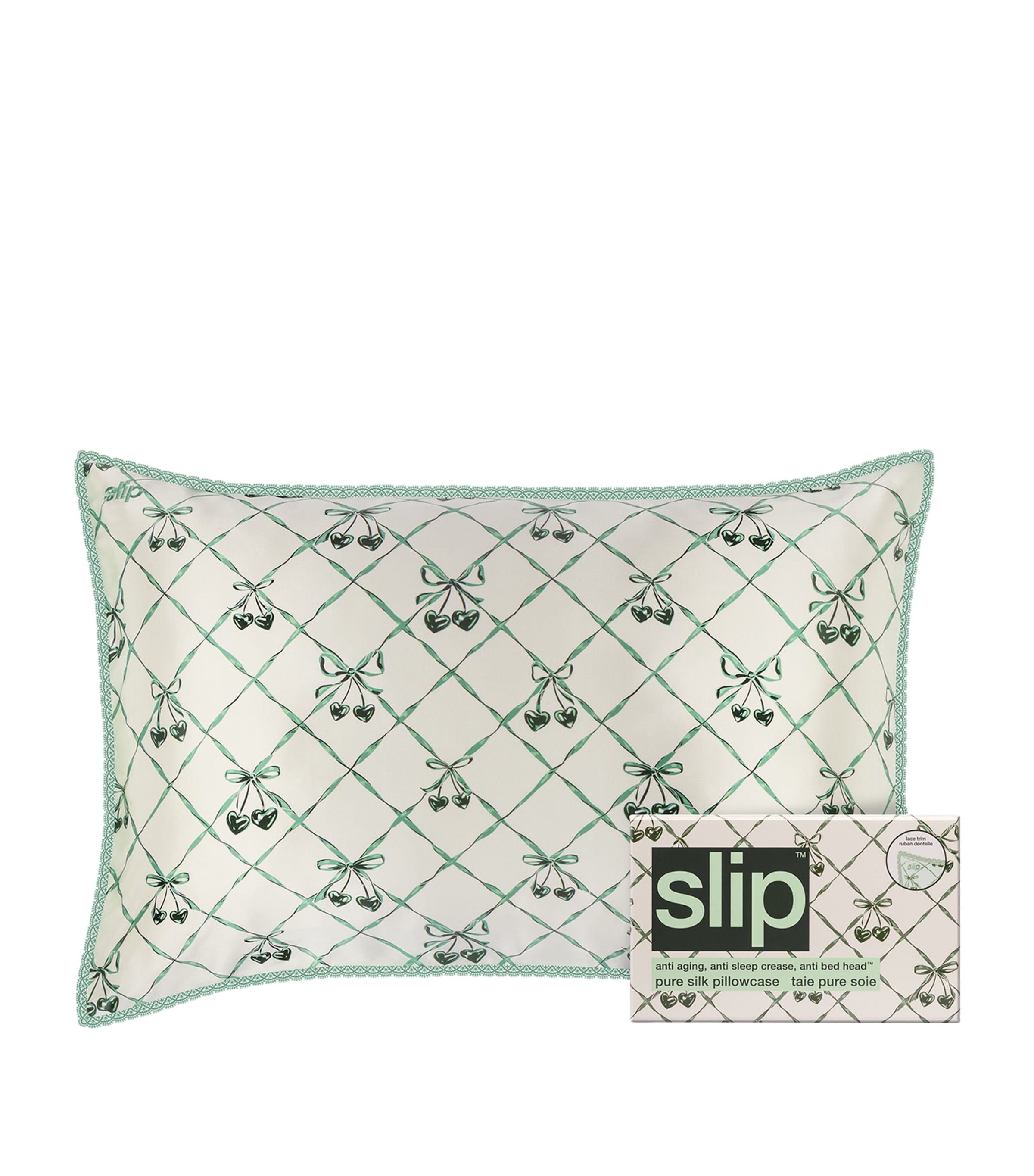 Slip Mulberry Silk Queen Pillowcase In White