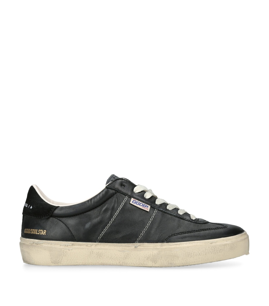 Golden Goose Leather Soul Star Sneakers Black Image 1