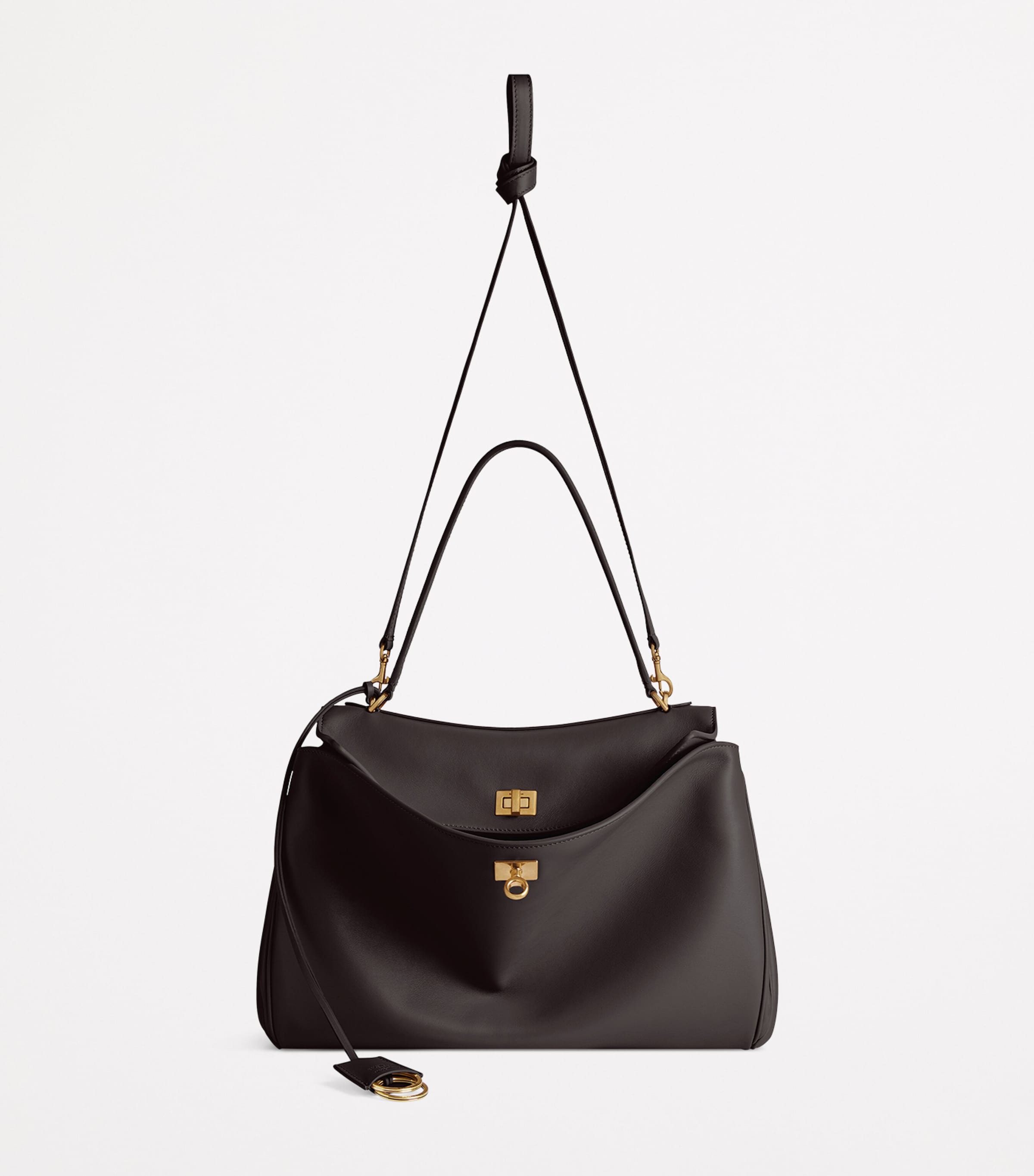 Balenciaga Medium Leather Rodeo Top-Handle Bag Image 2