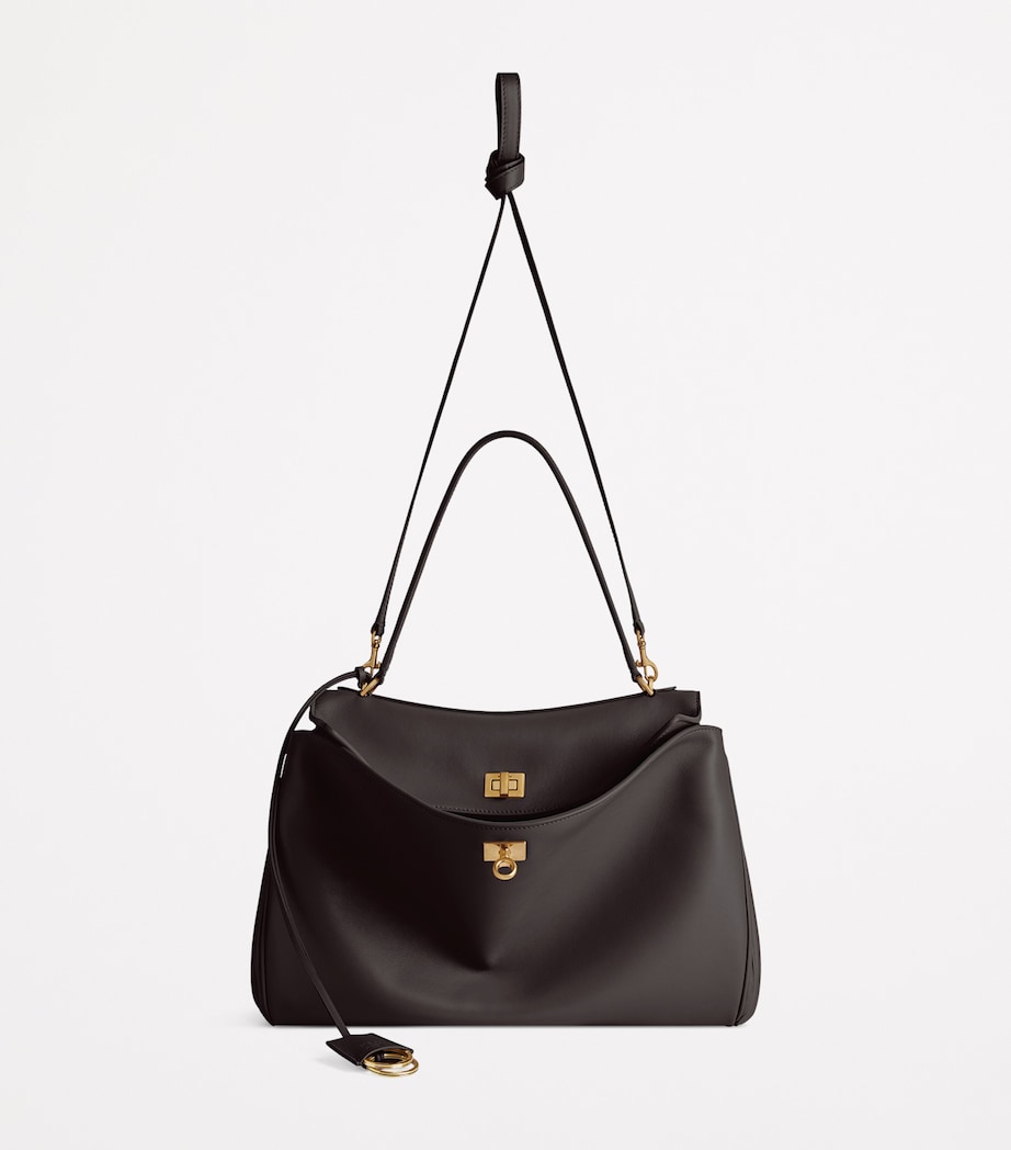 Balenciaga Medium Leather Rodeo Top-Handle Bag Image 2