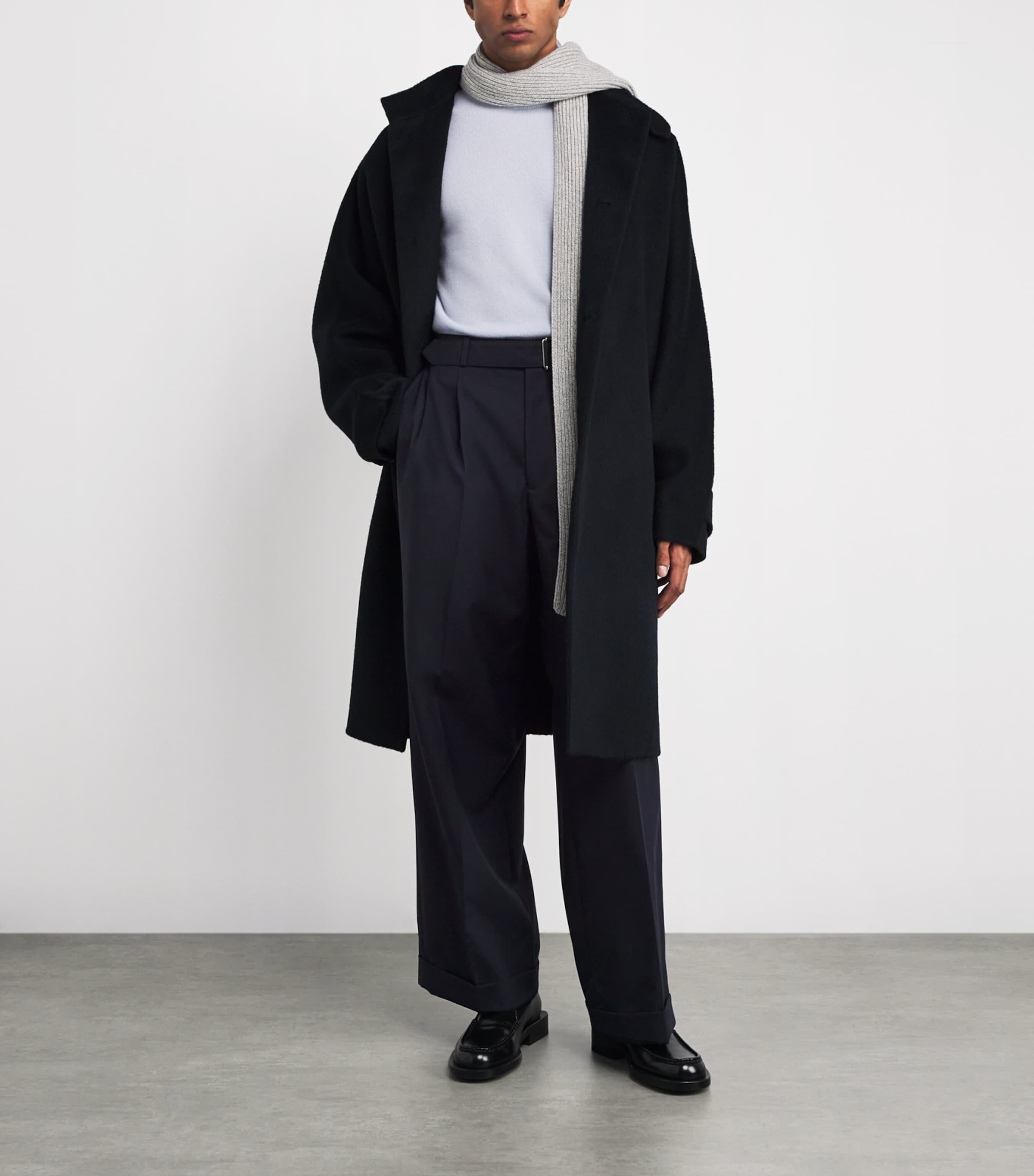 Wool Evans Trousers DARK NAVY Image 2