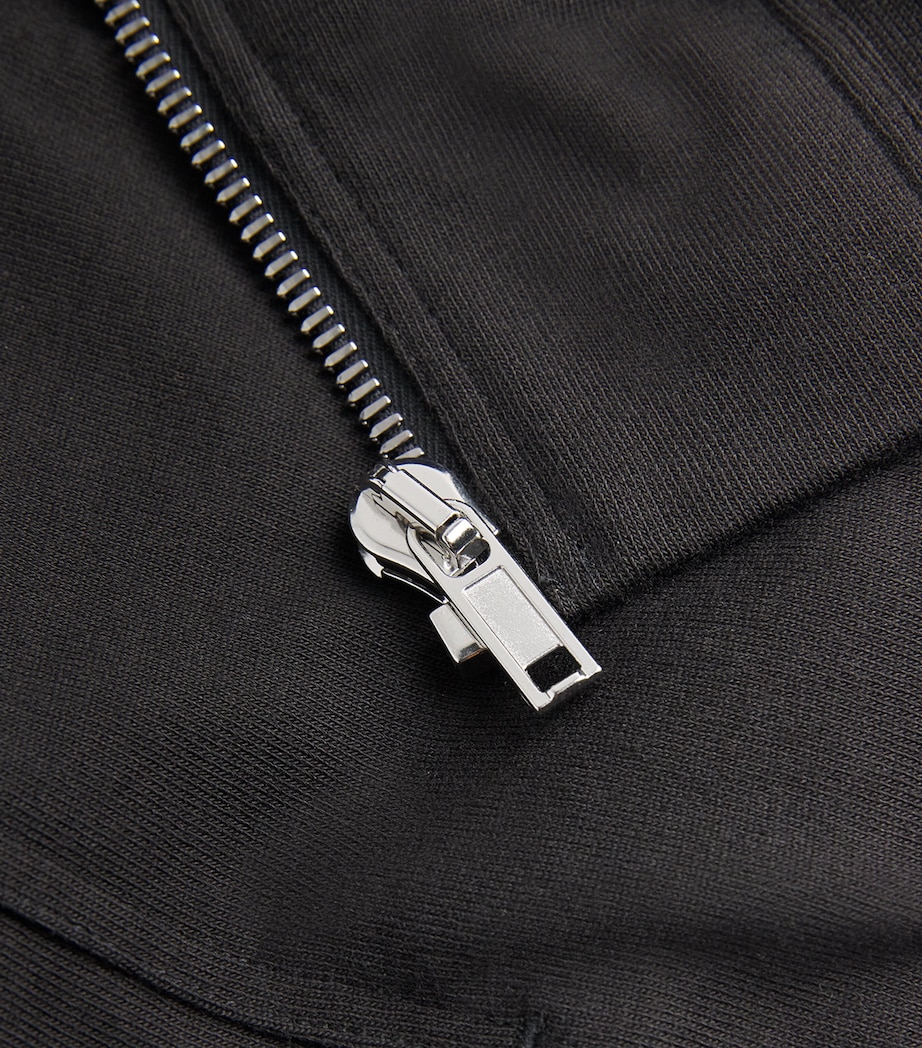 Cotton Jersey Bauhaus Cardigan BLACK Image 5