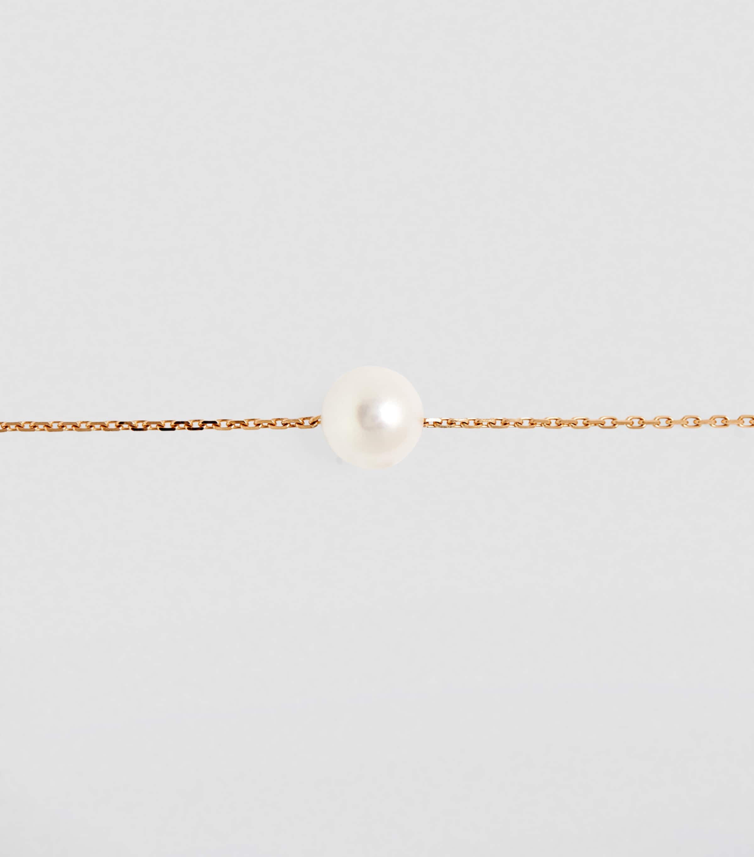 Rose Gold and Pearl Sensuelle Akoya Chain Bracelet ROSE GOLD Image 2