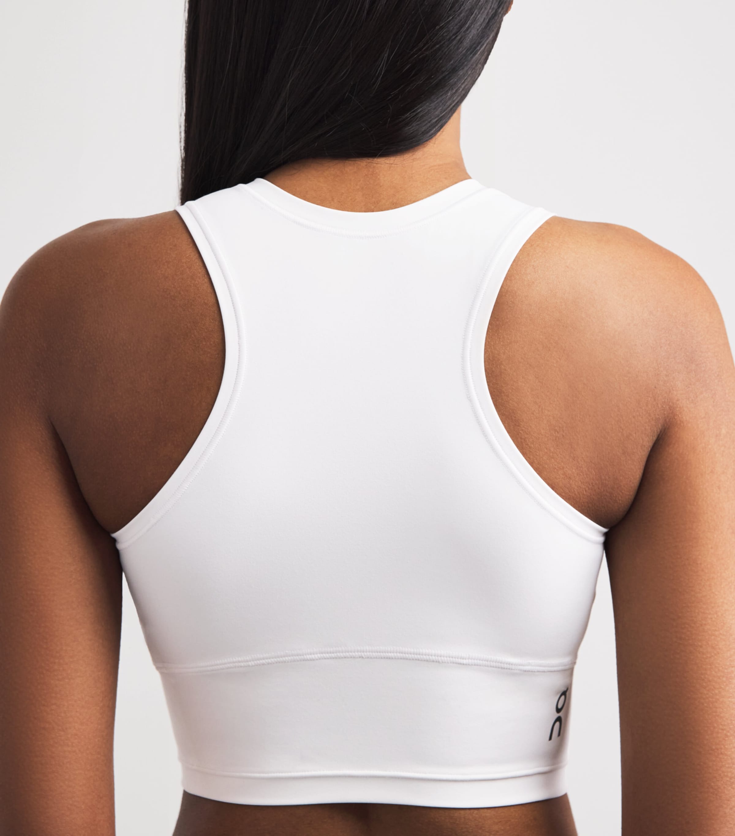 On Womens Studio Cropped Tank Top White Image 3