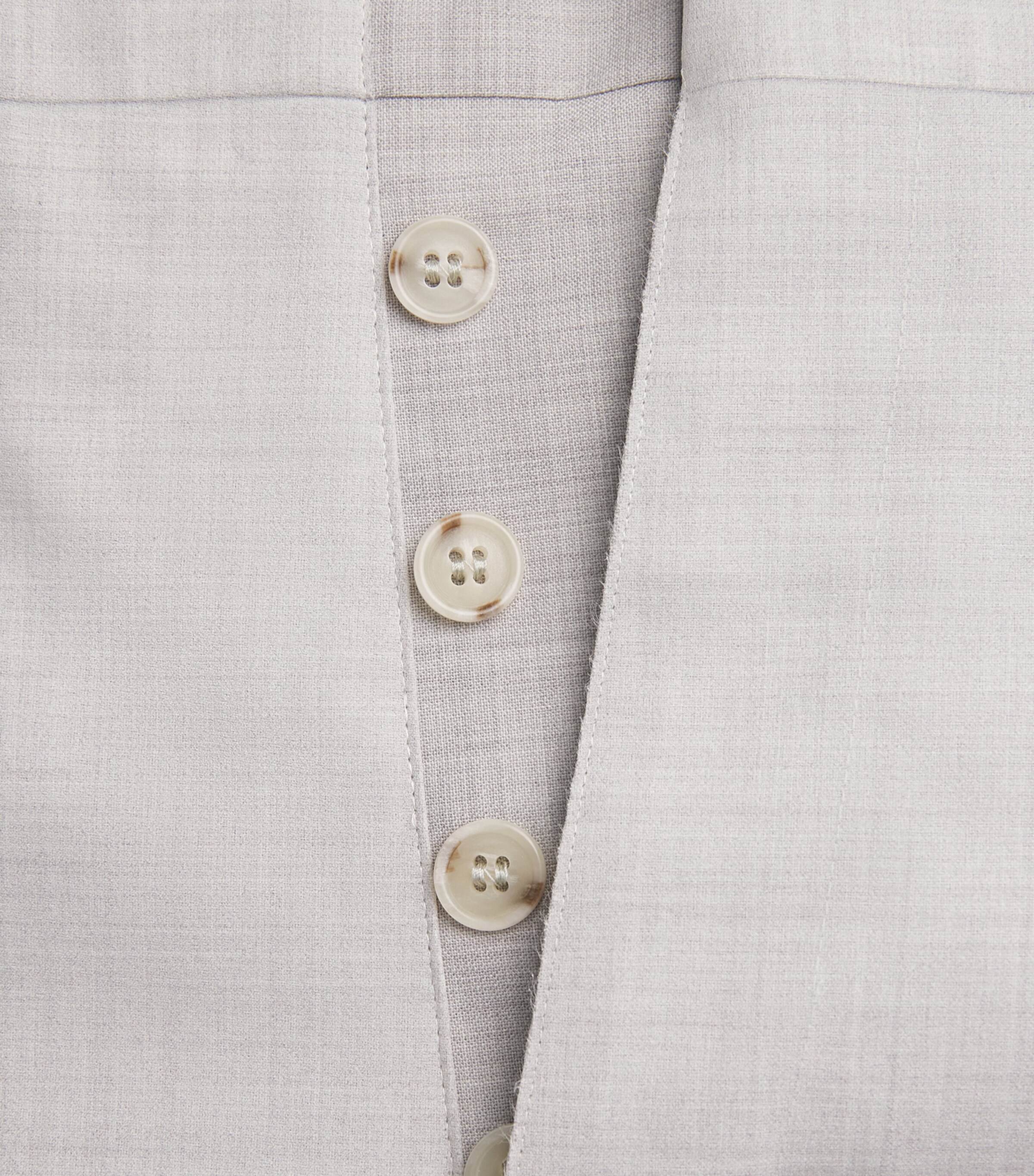 MM6 Maison Margiela Mens Pleated Tailored Trousers Light Grey Image 6