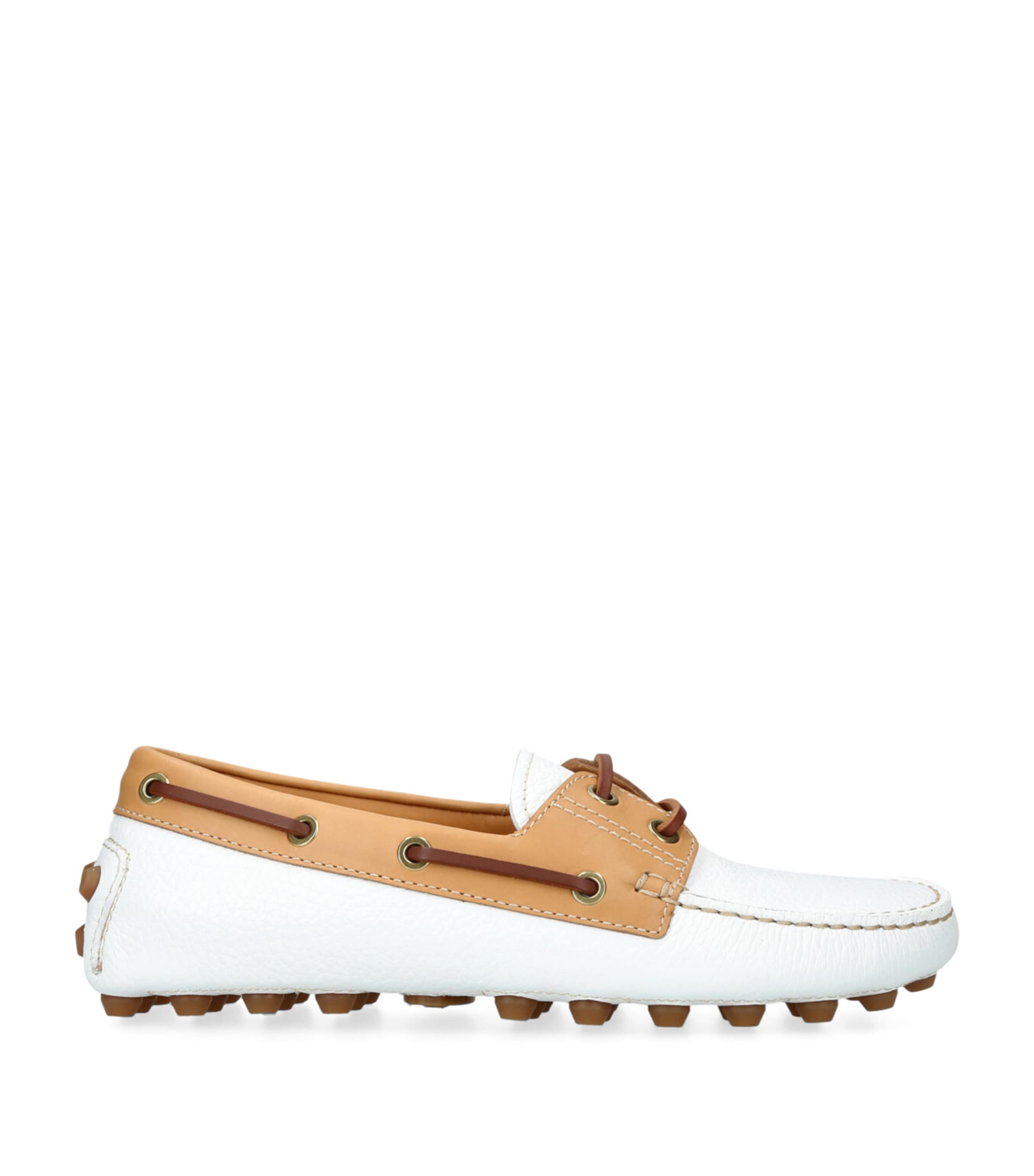 Suede Gommino Macro Loafers WHITE/OTH Image 1
