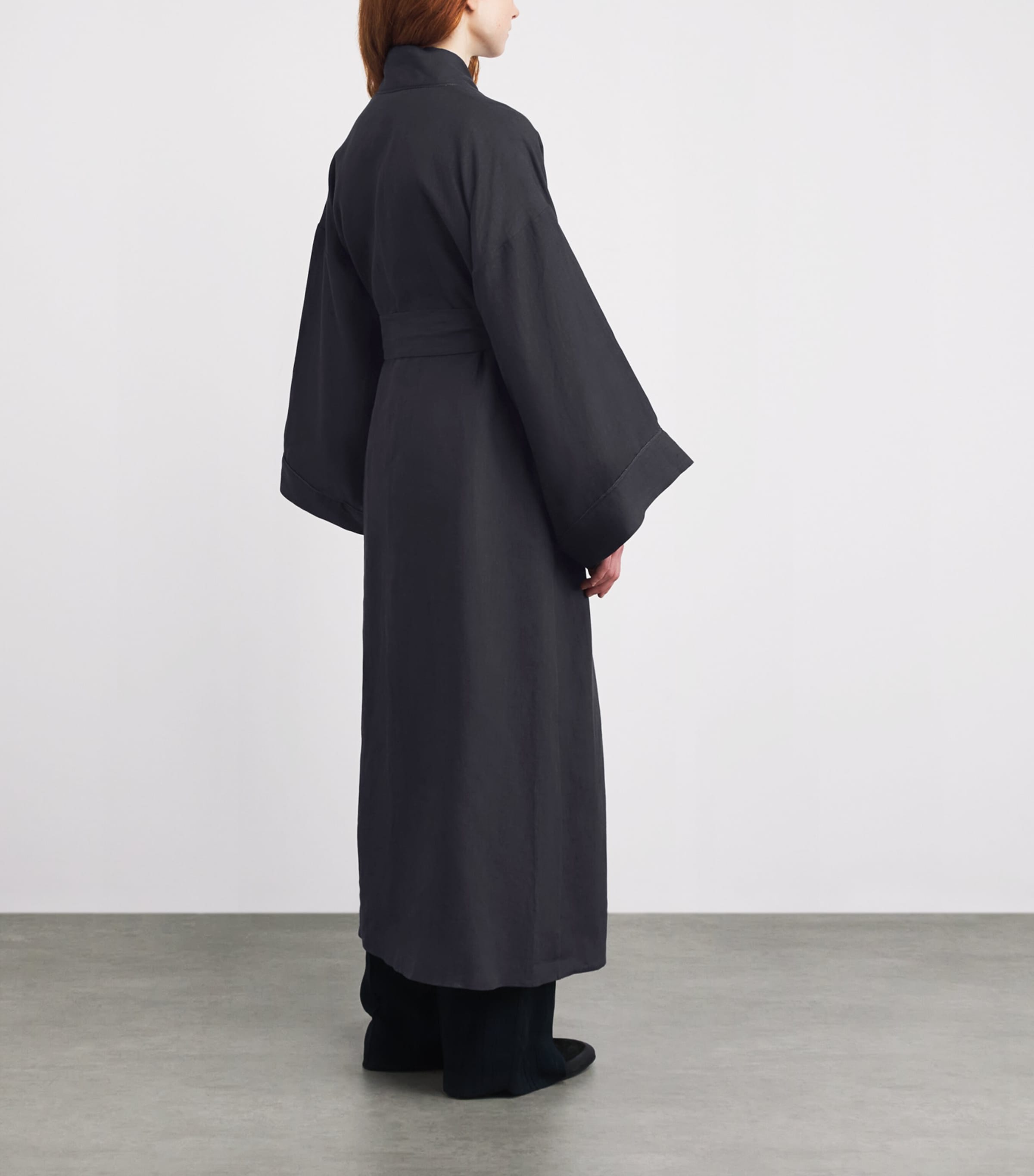 Linen Kimono CARBONE Image 4