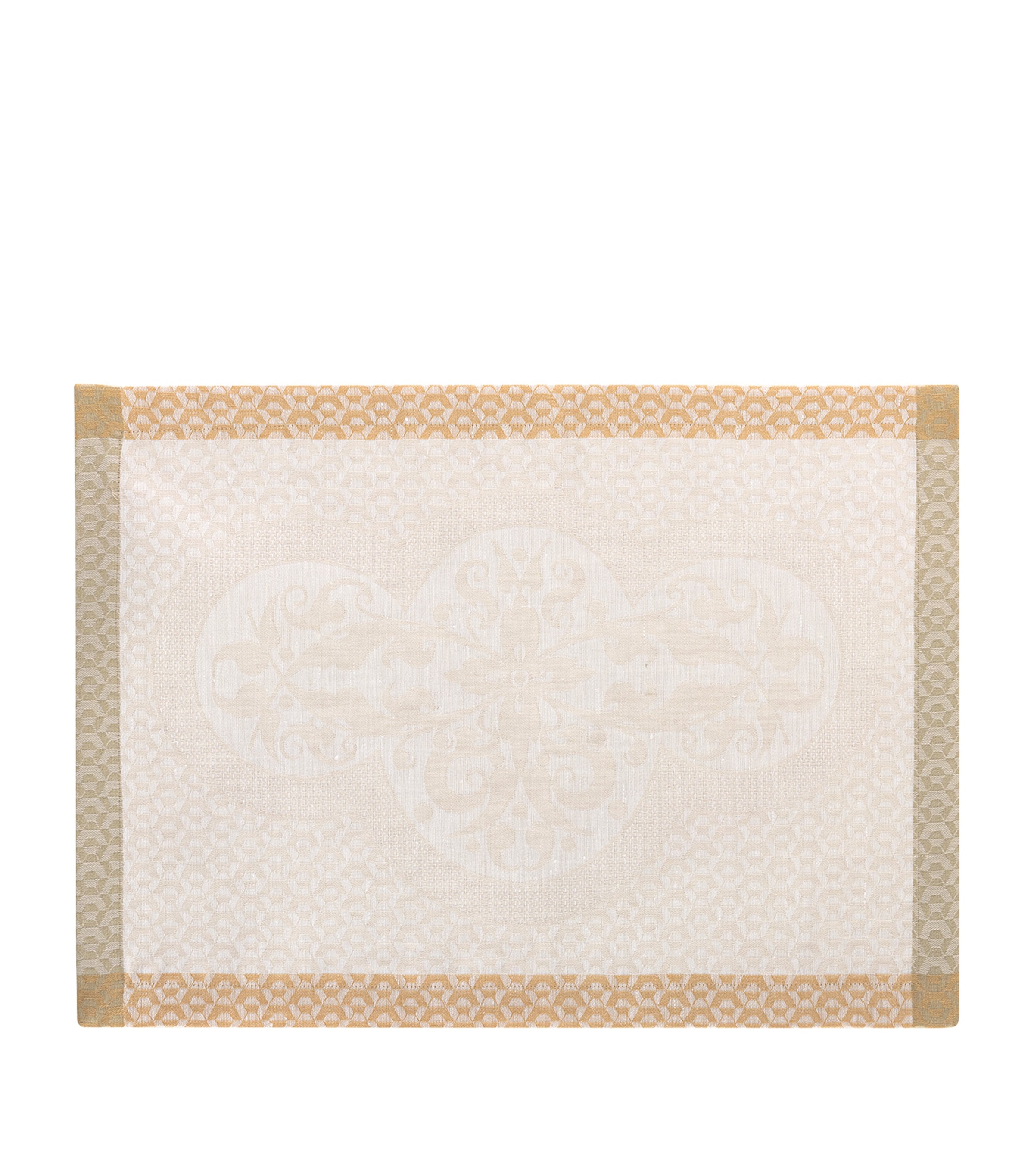 Linen Évasion Céleste Placemat (50cm x 36cm) BEIGE Image 1