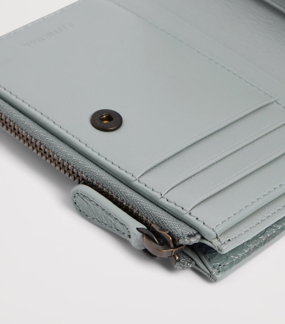 Balenciaga Crinkled Lambskin Le City Bifold Wallet Image 5