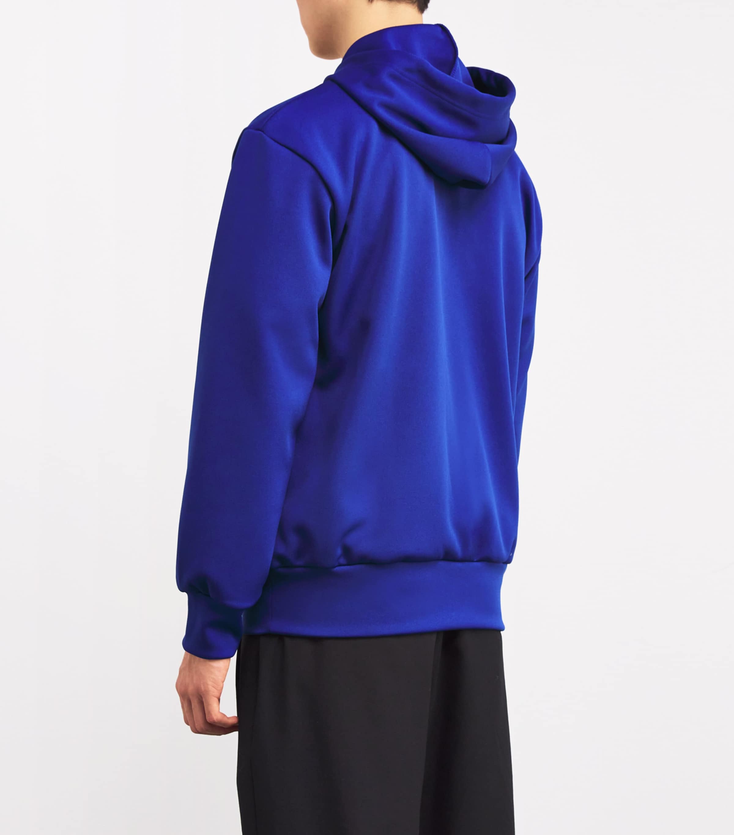 Comme Des Garçons Play Navy Zip-Up Heart Hoodie | Harrods US