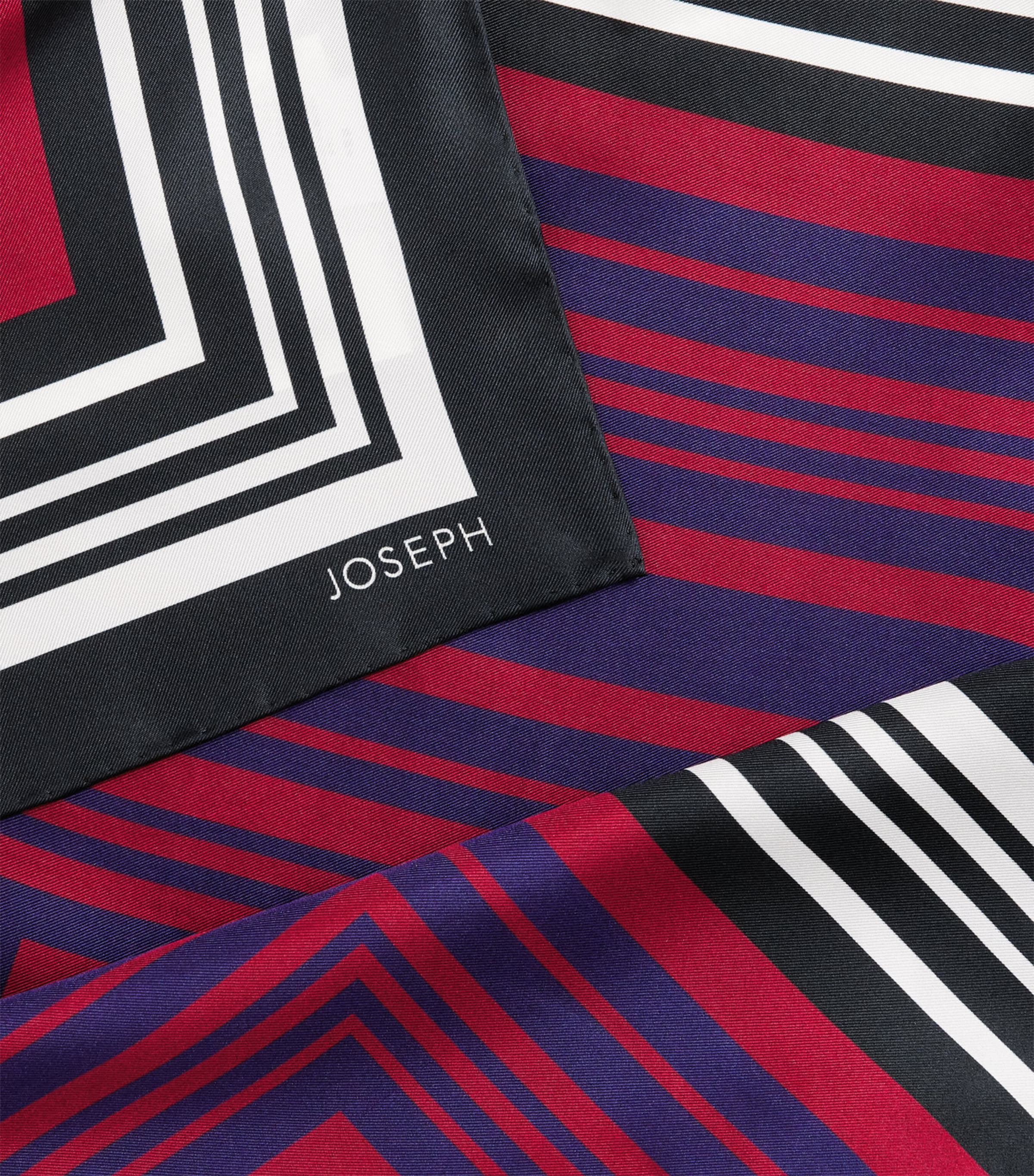 Silk Chilie Scarf CHERRY/VIOLET Image 4