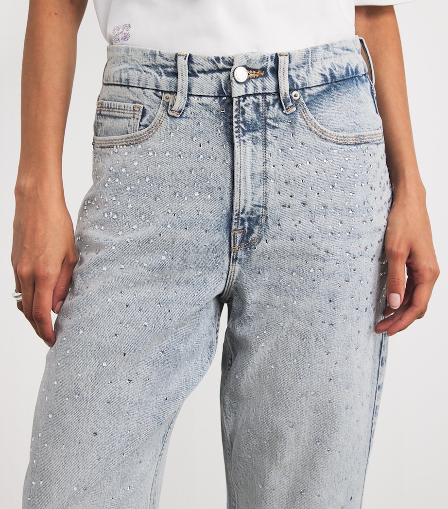 Crystal Stars Good 90s Wide-Leg Jeans 908INDIGO Image 6