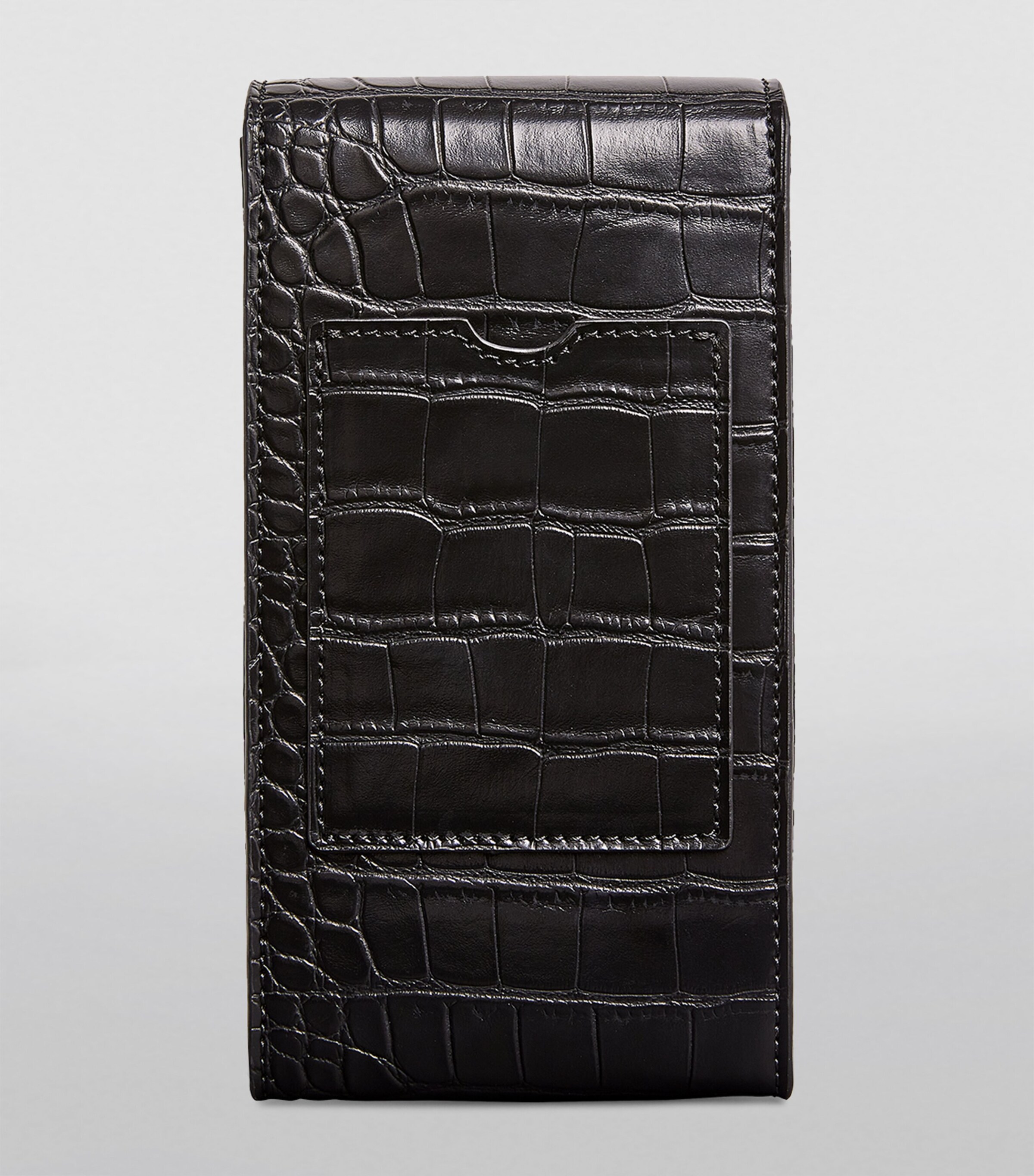 Harrods Mini Croc-Embossed Nano Phone Bag | Harrods US
