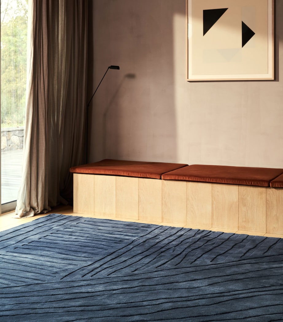 Ariso Midnight Rug (2.74m x 1.83m) BLUE Image 3