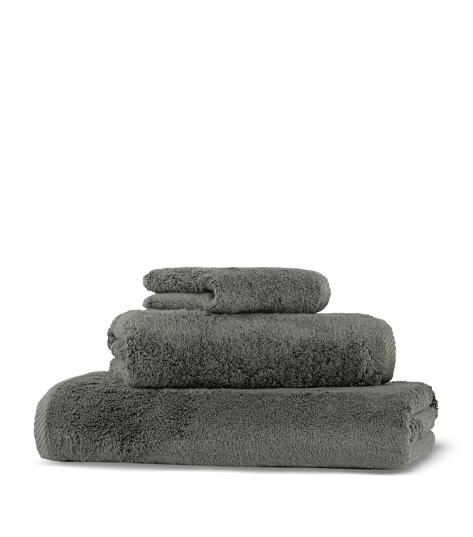 Hamam Organic Cotton-Modal Glam Bath Sheet (100cm x 150cm) Moss Image 1