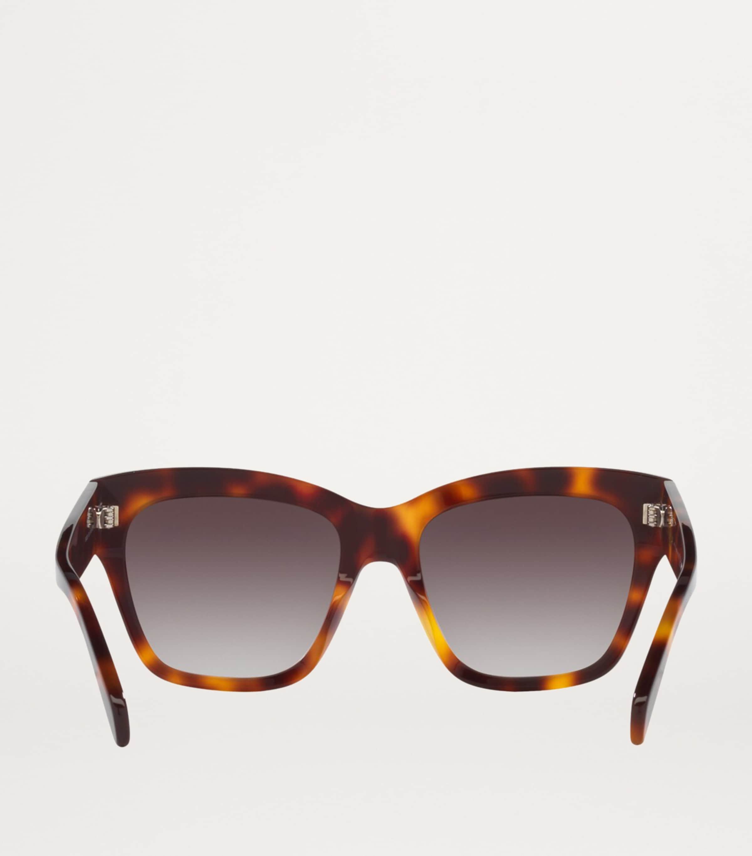 Celine Tortoiseshell Triomphe Square Sunglasses Image 4