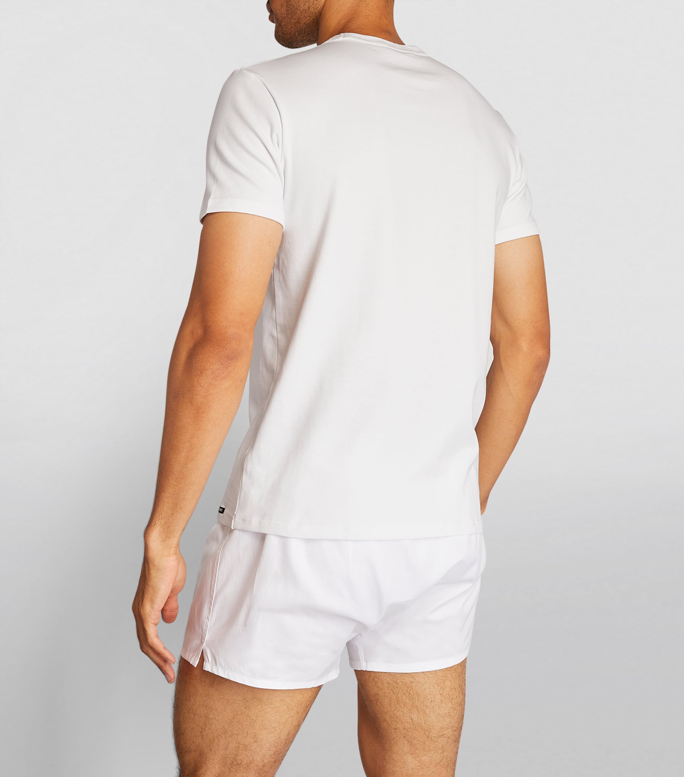 TOM FORD White Stretch-Cotton T-Shirt | Harrods UK