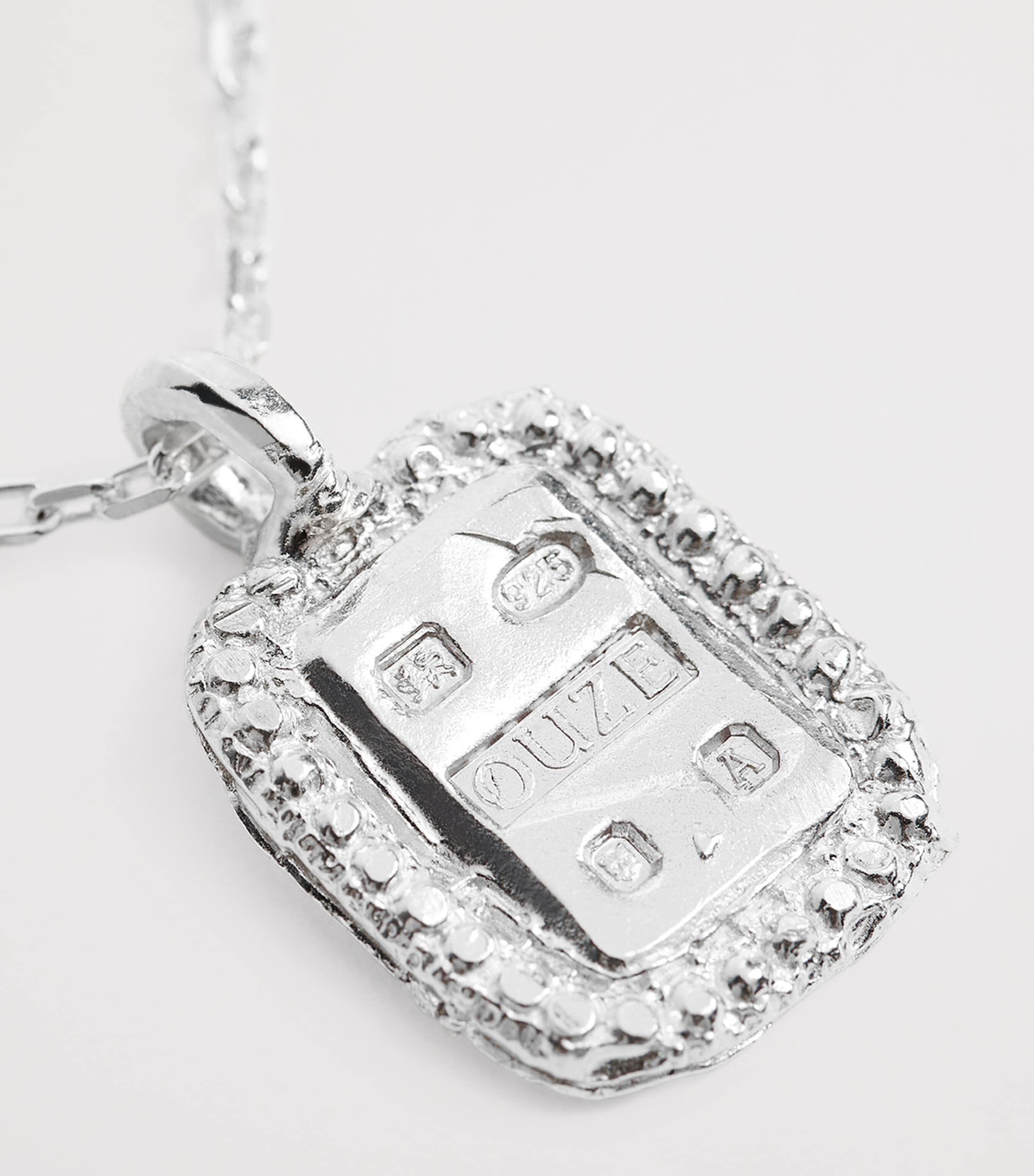 Sterling Silver Hallmark Necklace SILVER Image 5