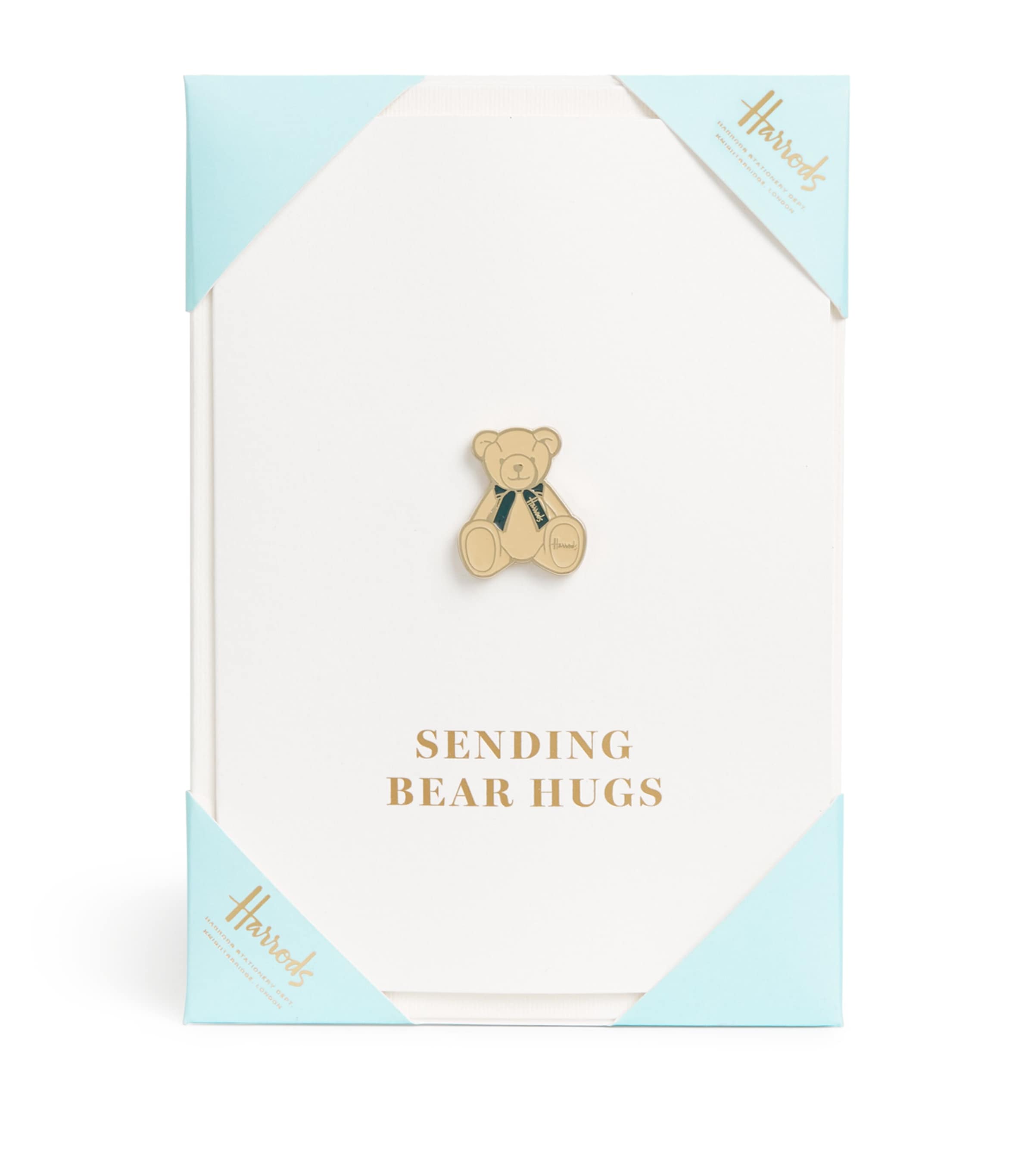 Harrods Birthday Bear Pin and Card Image 1