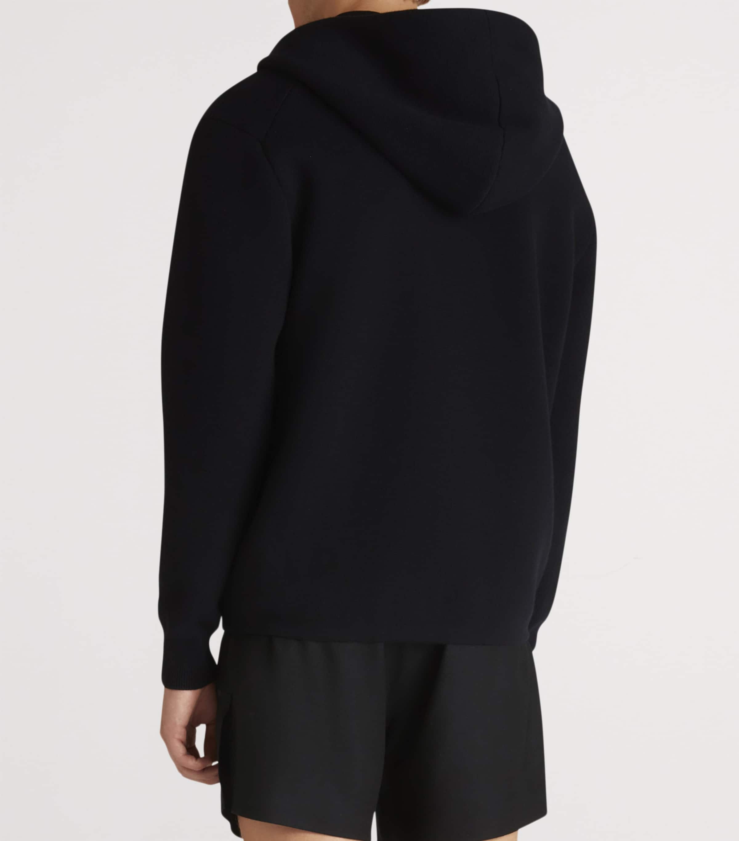 Cotton-Cashmere Zip-Up Hoodie 416HOUSE NAVY Image 5