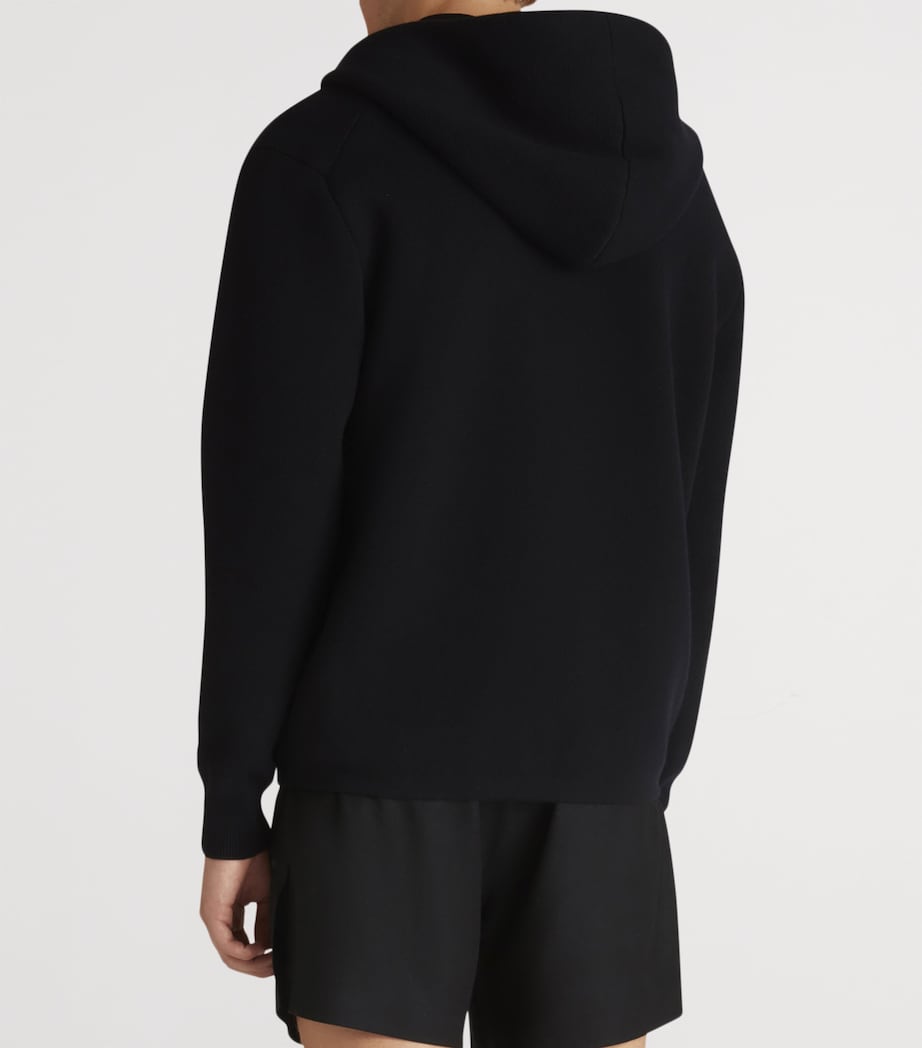 Cotton-Cashmere Zip-Up Hoodie 416HOUSE NAVY Image 5