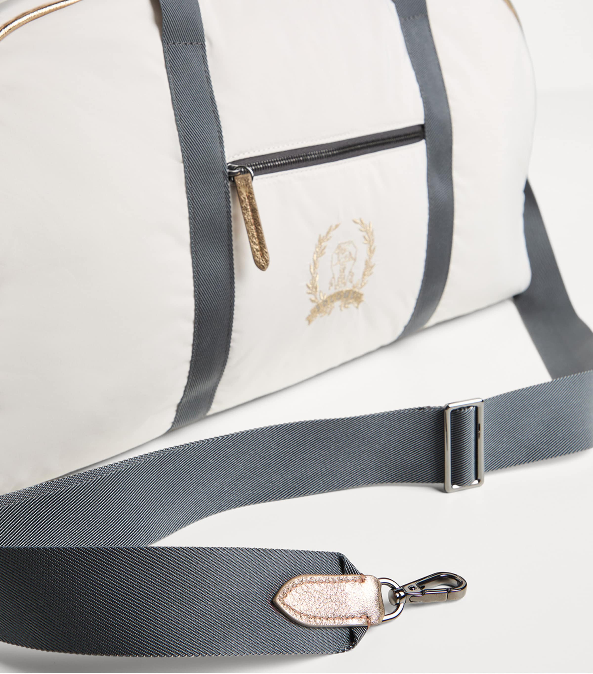 Cotton Taffeta  Embroidered Duffle Bag C1709 Image 2