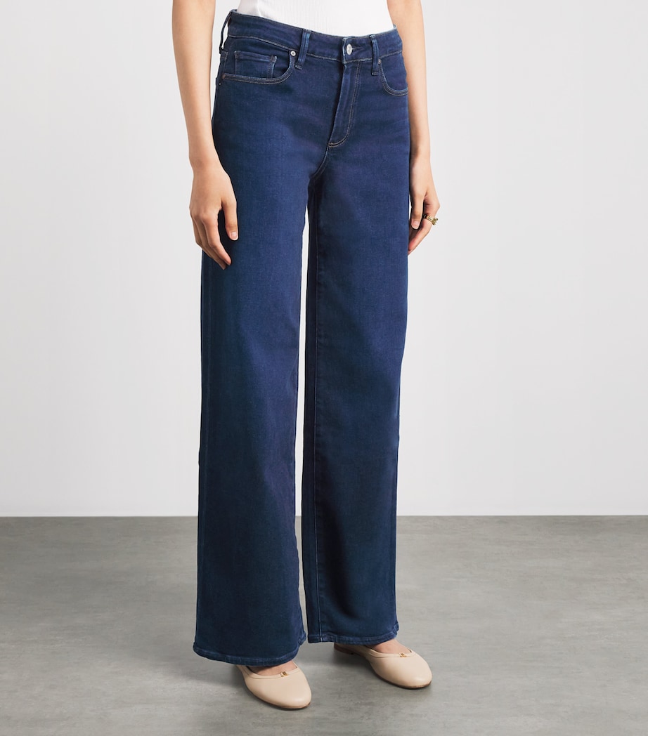 PAIGE Womens Tatum Wide-Leg Jeans Amangasett Image 4