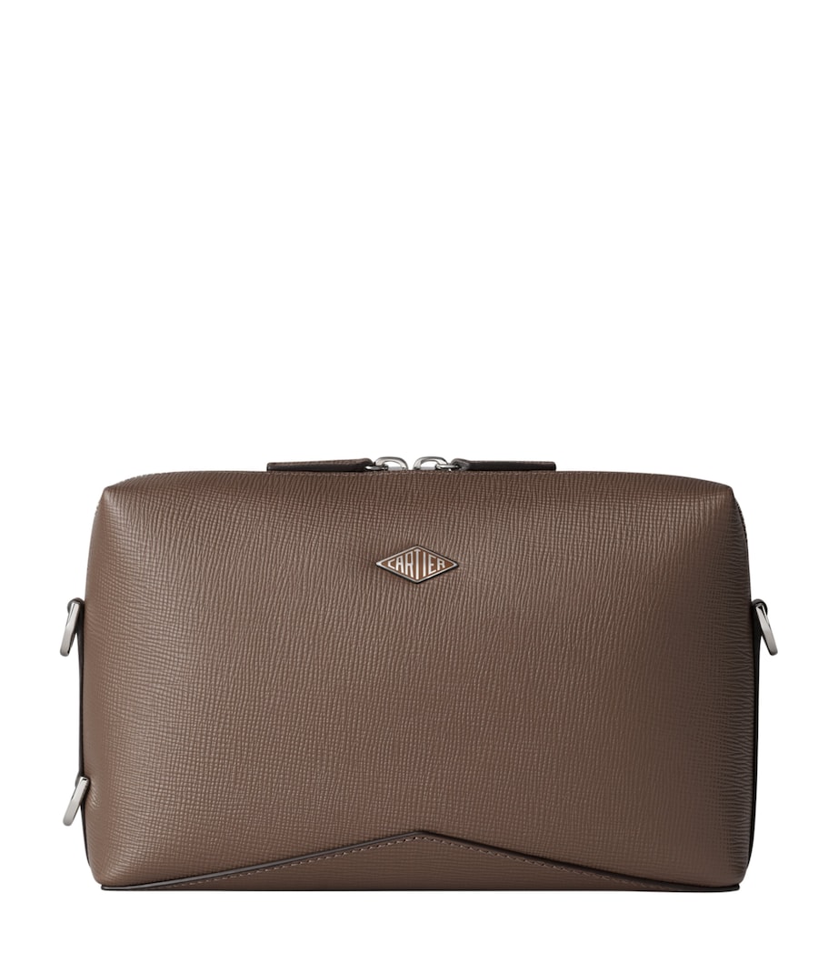 Calfskin Losange Cross-Body Bag PEPPER GREY Image 1